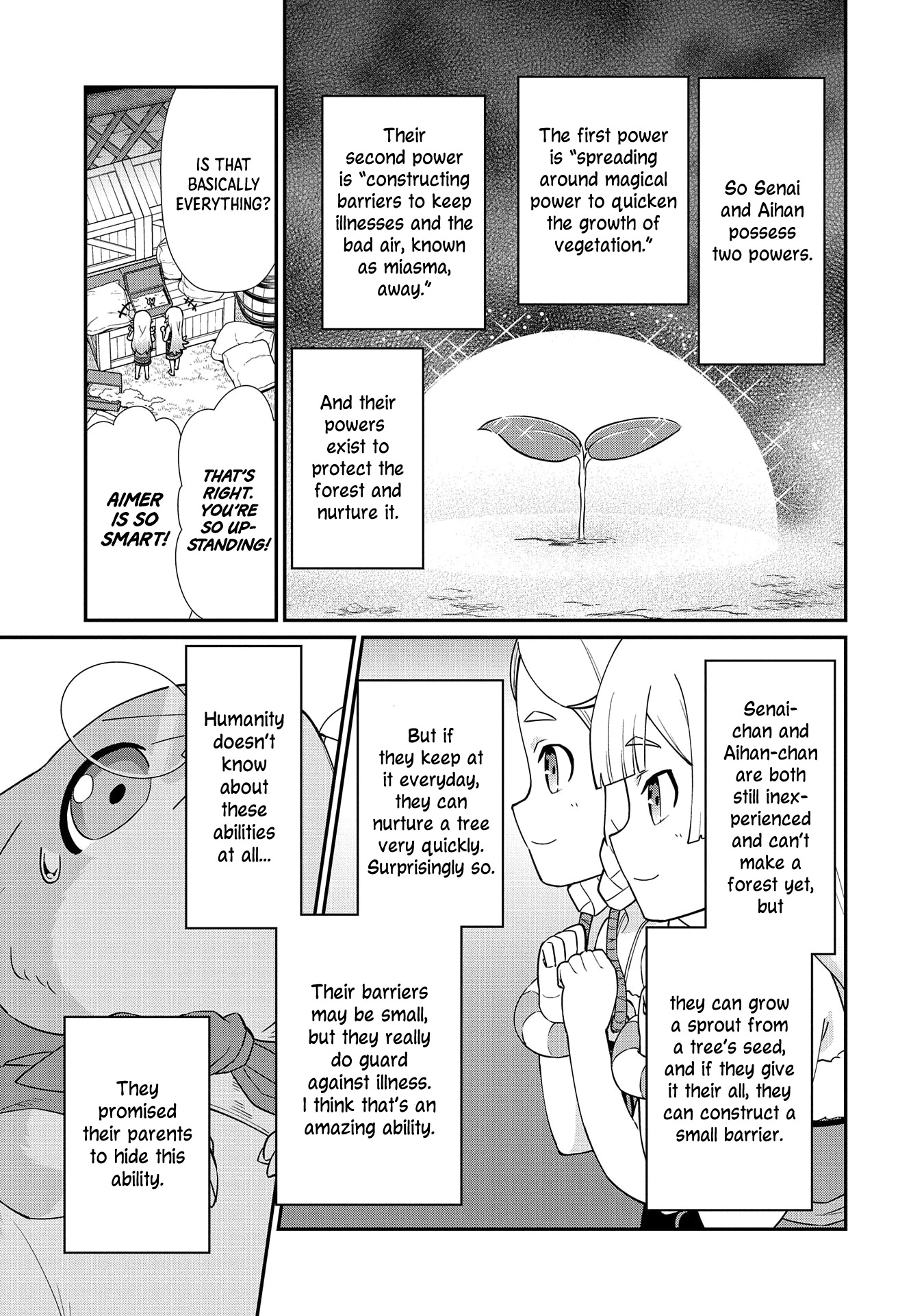 The Population Of The Frontier Owner Starts With 0. "Dias The Blue" And A Blue Horned Girl. chapter 14 page 9