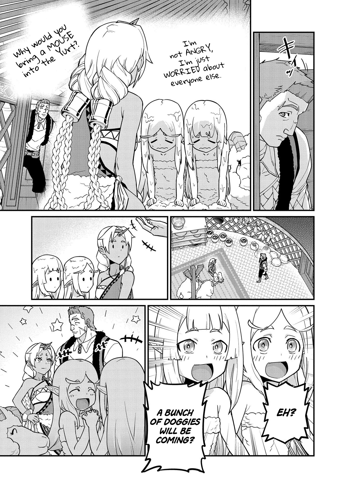 The Population Of The Frontier Owner Starts With 0. "Dias The Blue" And A Blue Horned Girl. chapter 15 page 15