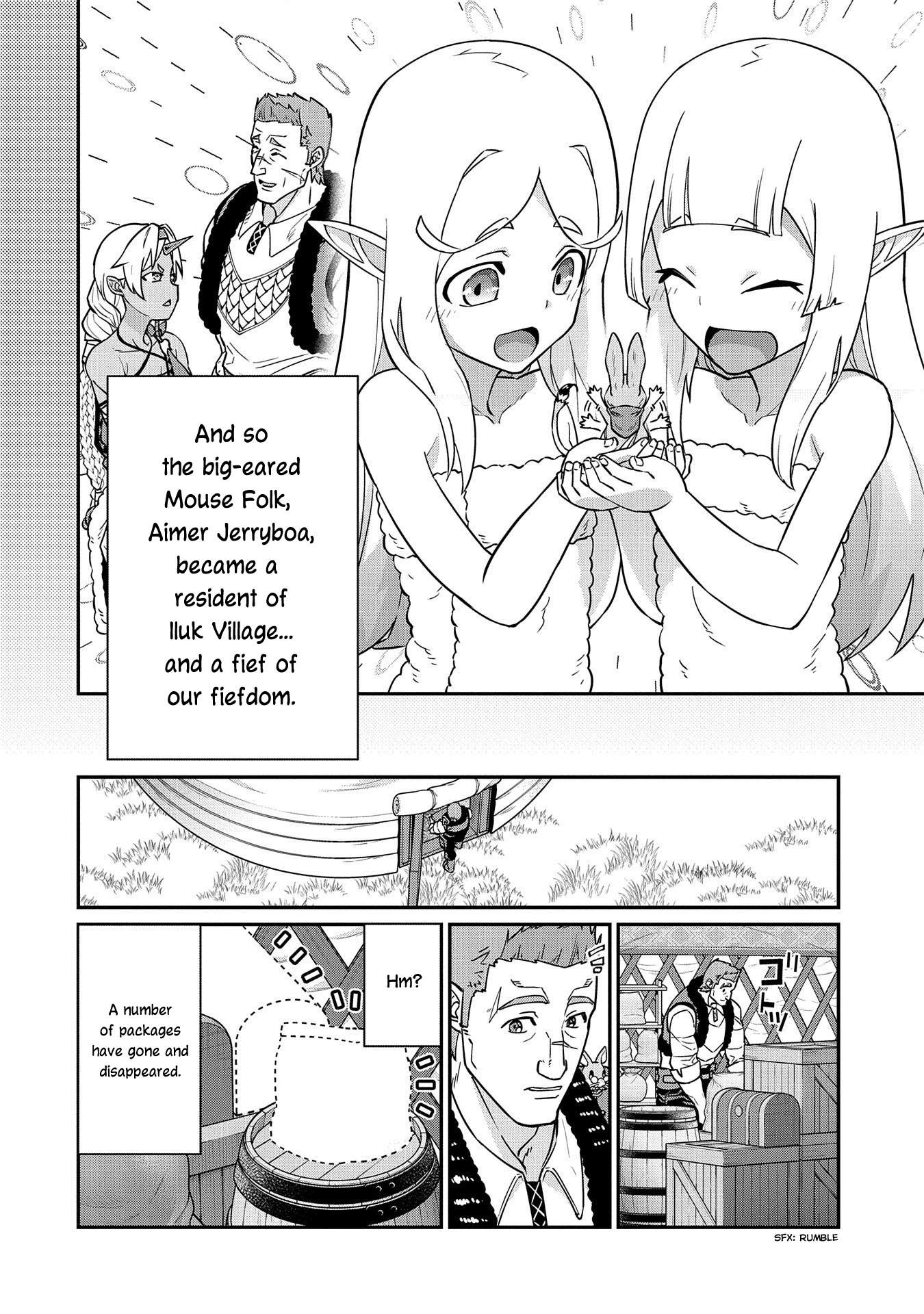 The Population Of The Frontier Owner Starts With 0. "Dias The Blue" And A Blue Horned Girl. chapter 15 page 22