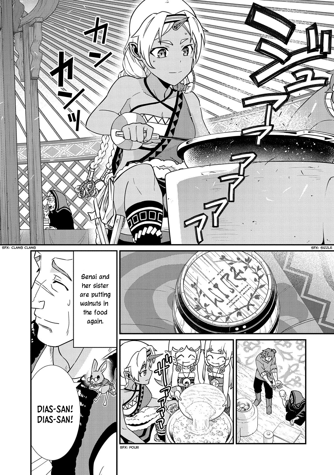 The Population Of The Frontier Owner Starts With 0. "Dias The Blue" And A Blue Horned Girl. chapter 15 page 24