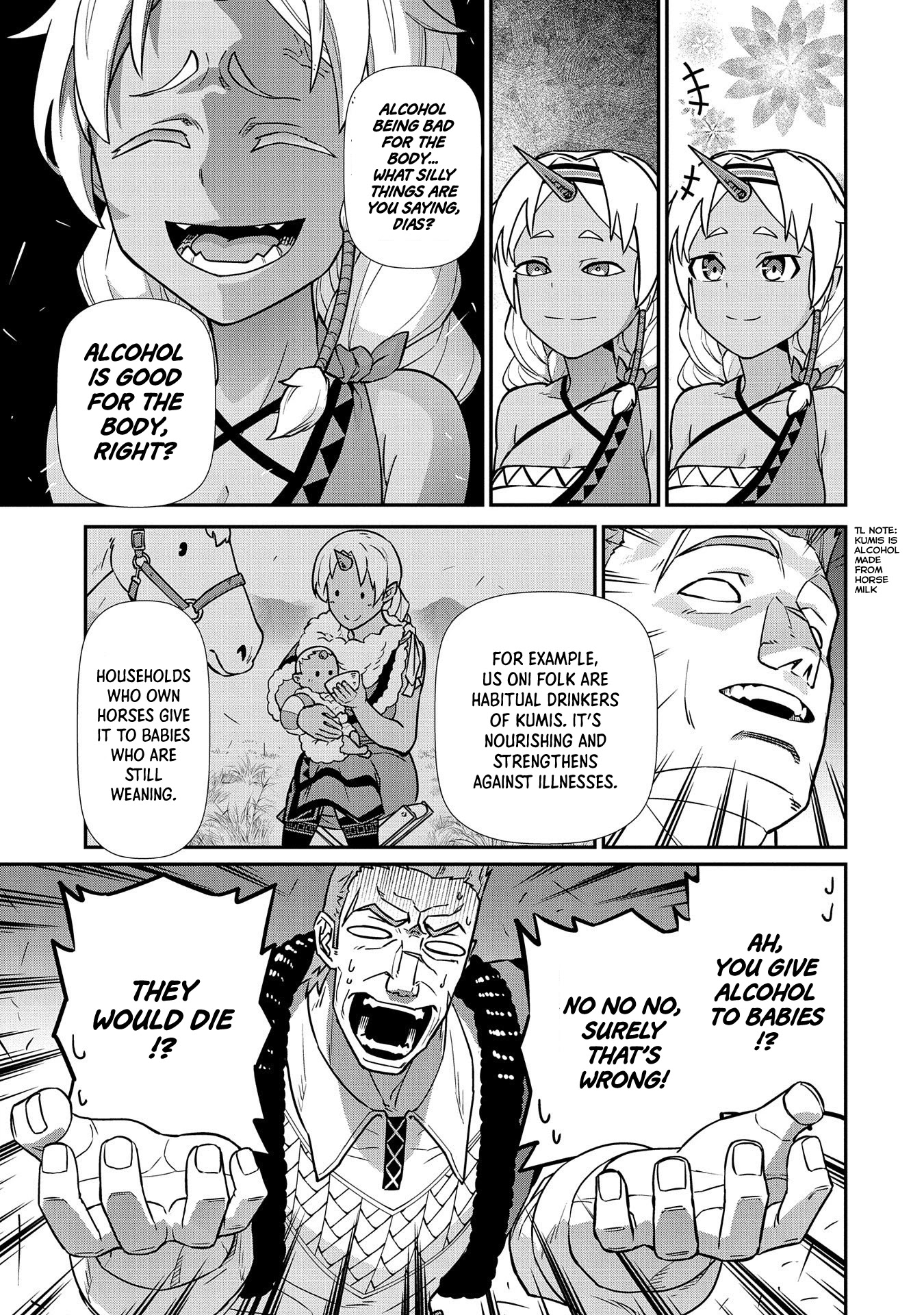 The Population Of The Frontier Owner Starts With 0. "Dias The Blue" And A Blue Horned Girl. chapter 15 page 31