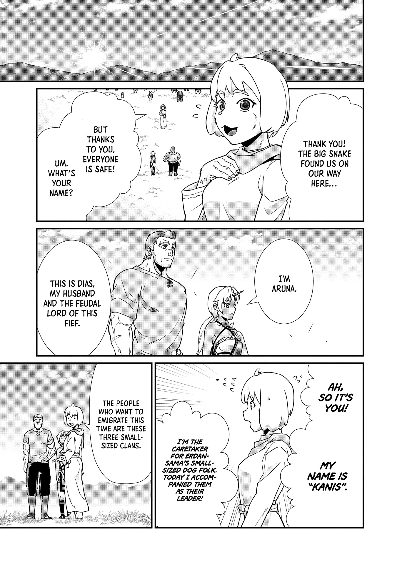 The Population Of The Frontier Owner Starts With 0. "Dias The Blue" And A Blue Horned Girl. chapter 16 page 20