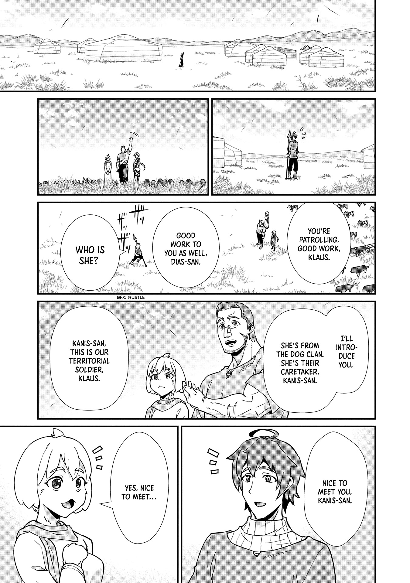 The Population Of The Frontier Owner Starts With 0. "Dias The Blue" And A Blue Horned Girl. chapter 16 page 30