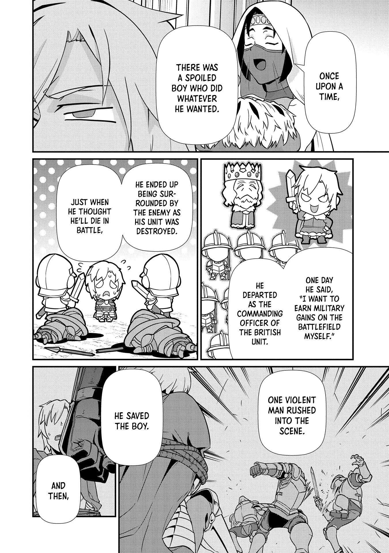 The Population Of The Frontier Owner Starts With 0. "Dias The Blue" And A Blue Horned Girl. chapter 17 page 28