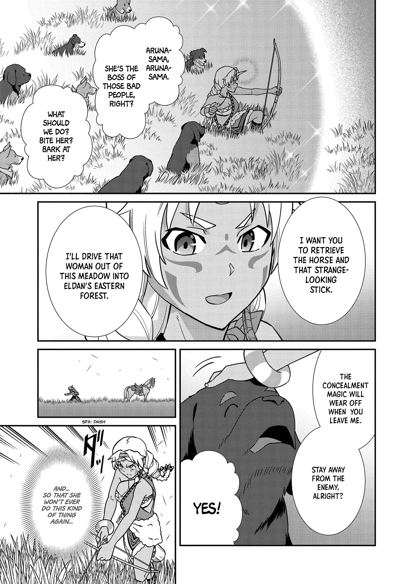 The Population Of The Frontier Owner Starts With 0. "Dias The Blue" And A Blue Horned Girl. chapter 19 page 23