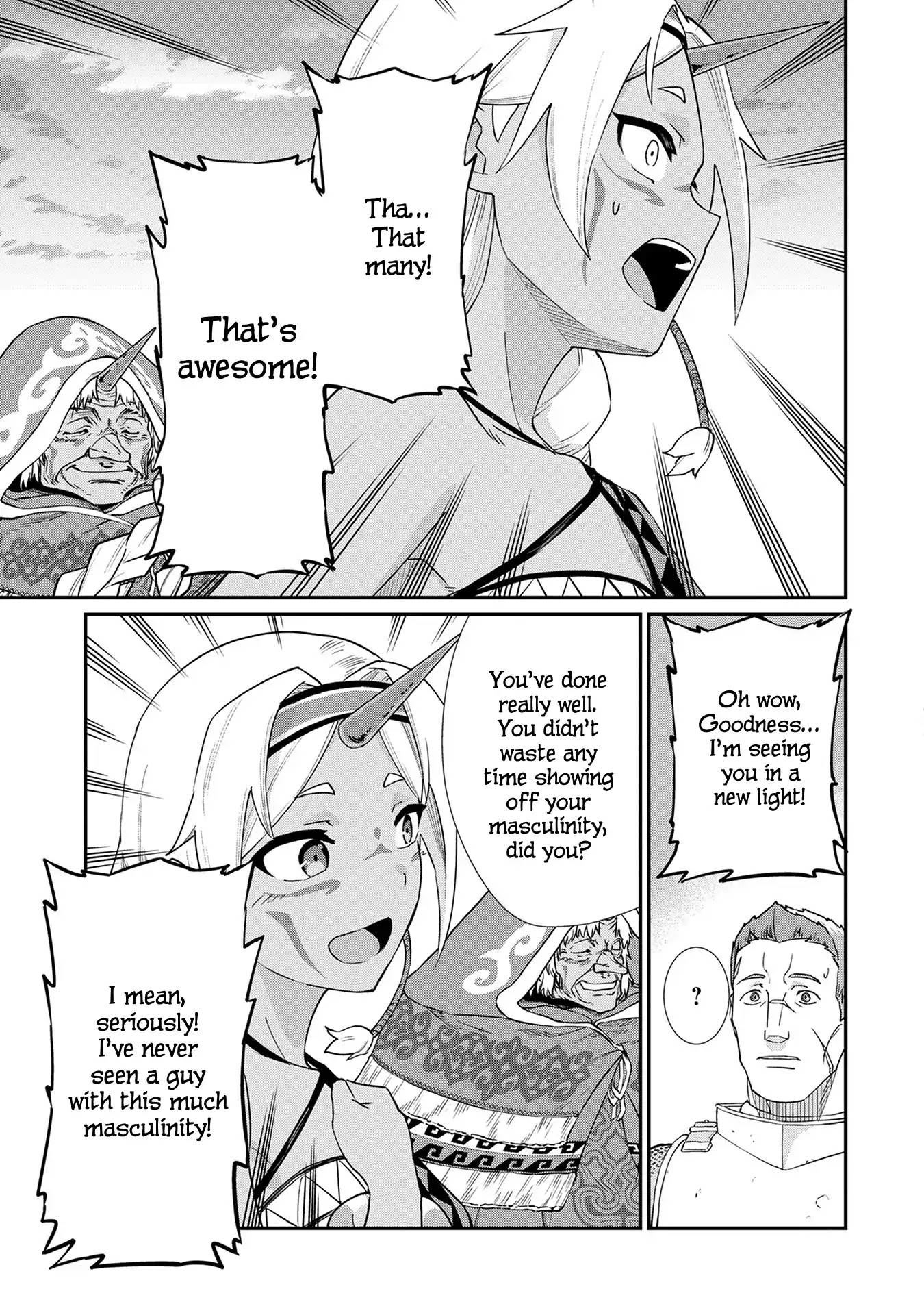 The Population Of The Frontier Owner Starts With 0. "Dias The Blue" And A Blue Horned Girl. chapter 2 page 16