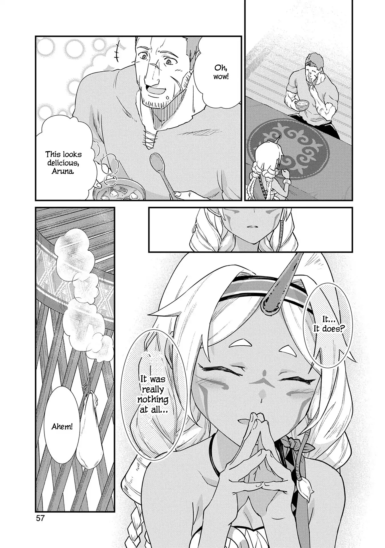 The Population Of The Frontier Owner Starts With 0. "Dias The Blue" And A Blue Horned Girl. chapter 2 page 22