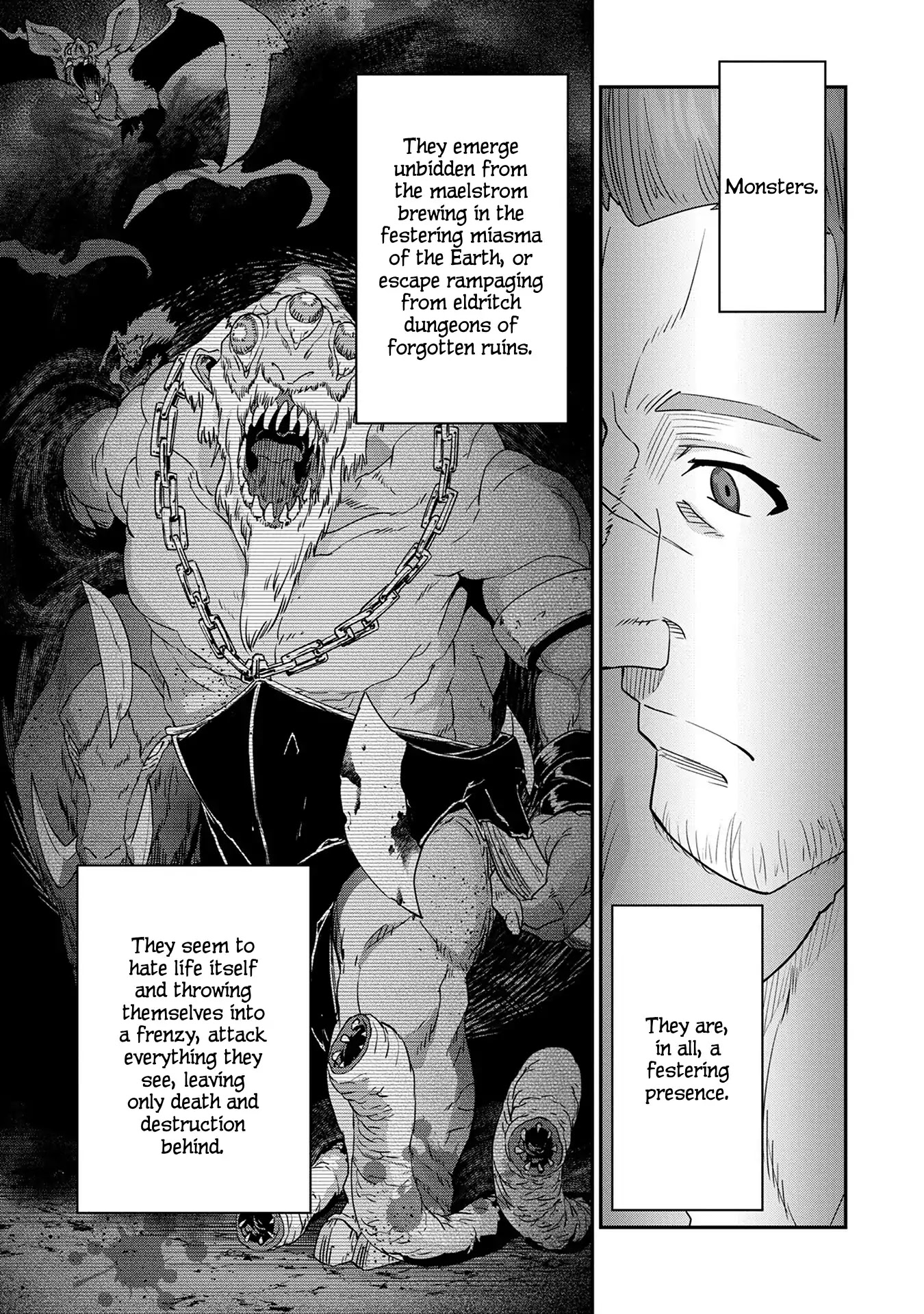 The Population Of The Frontier Owner Starts With 0. "Dias The Blue" And A Blue Horned Girl. chapter 2 page 24