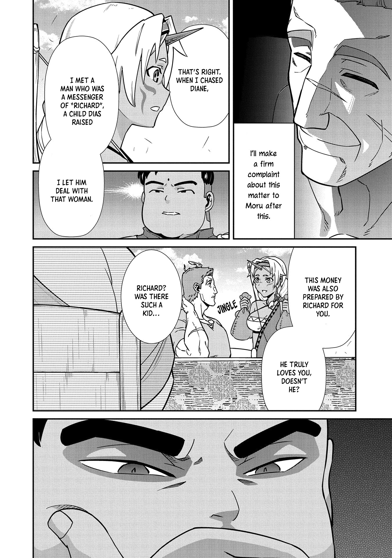 The Population Of The Frontier Owner Starts With 0. "Dias The Blue" And A Blue Horned Girl. chapter 20 page 13