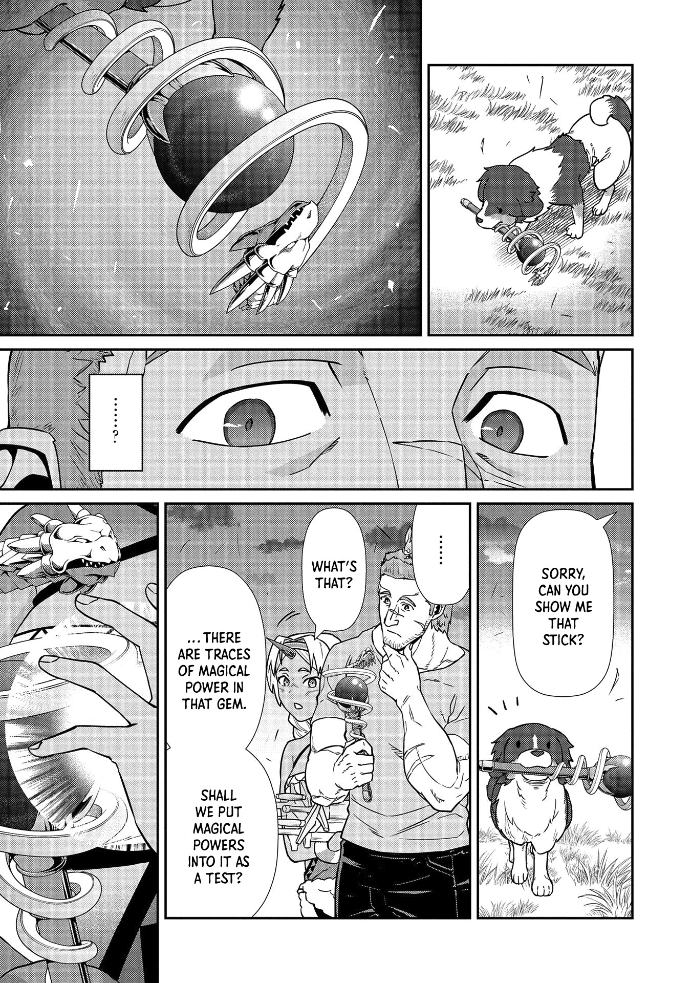 The Population Of The Frontier Owner Starts With 0. "Dias The Blue" And A Blue Horned Girl. chapter 20 page 16