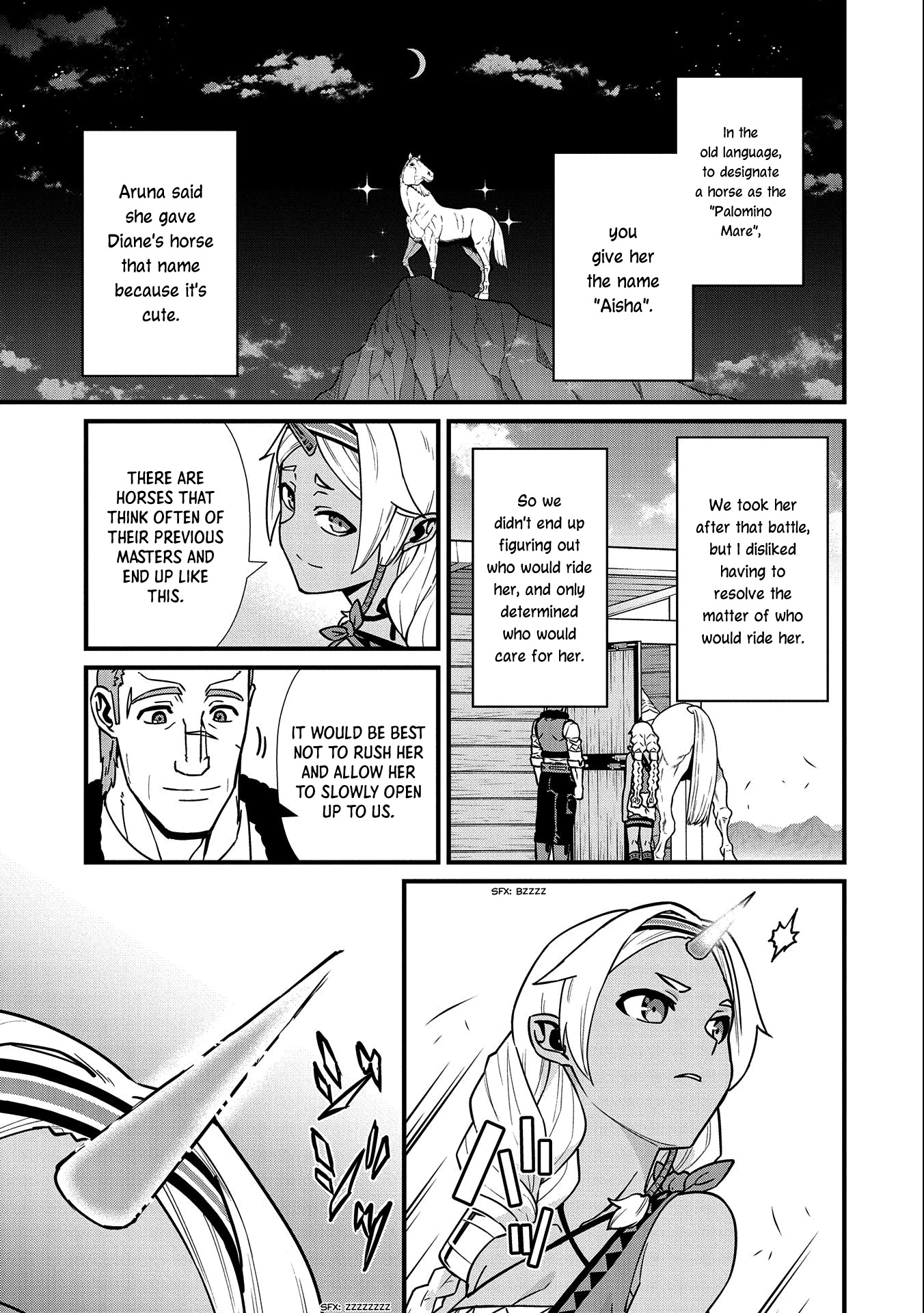 The Population Of The Frontier Owner Starts With 0. "Dias The Blue" And A Blue Horned Girl. chapter 21 page 10
