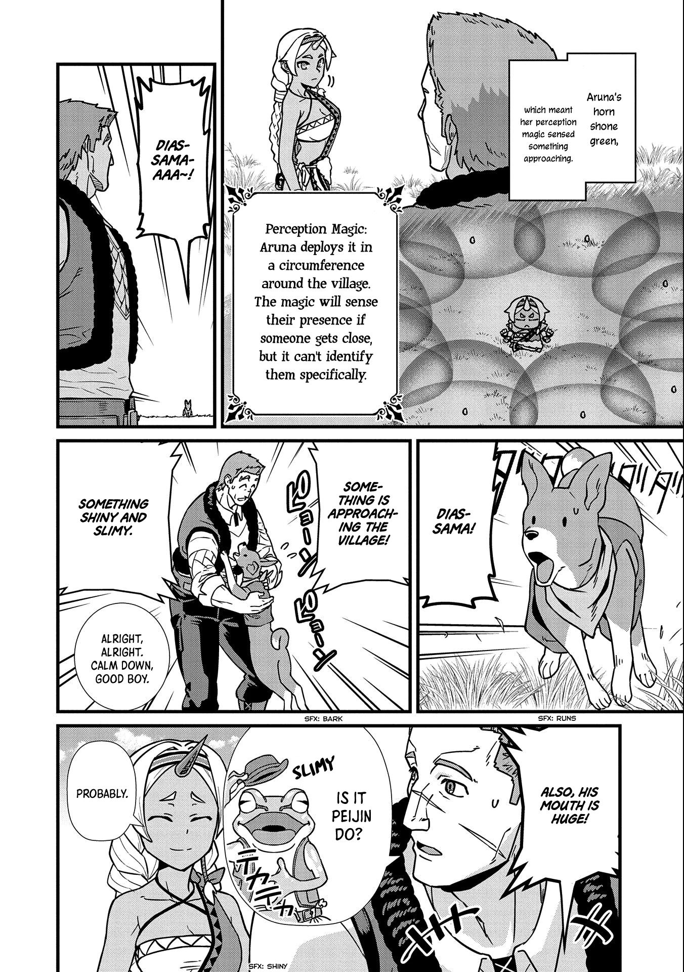 The Population Of The Frontier Owner Starts With 0. "Dias The Blue" And A Blue Horned Girl. chapter 21 page 11