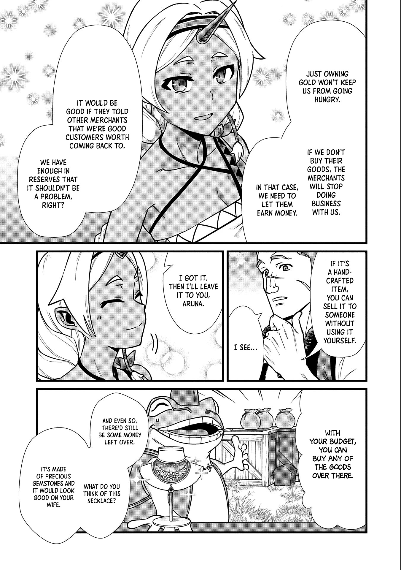 The Population Of The Frontier Owner Starts With 0. "Dias The Blue" And A Blue Horned Girl. chapter 21 page 19