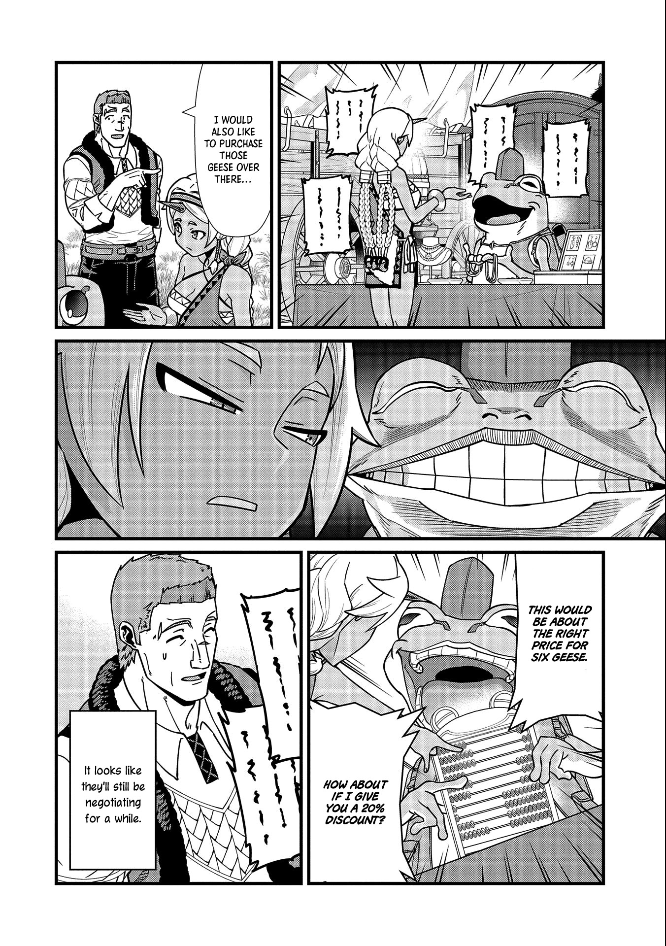 The Population Of The Frontier Owner Starts With 0. "Dias The Blue" And A Blue Horned Girl. chapter 21 page 24