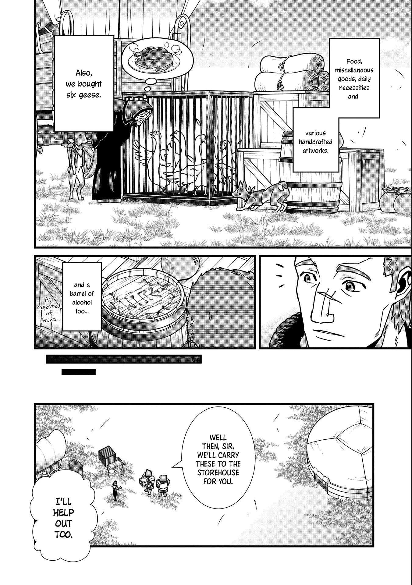 The Population Of The Frontier Owner Starts With 0. "Dias The Blue" And A Blue Horned Girl. chapter 21 page 30