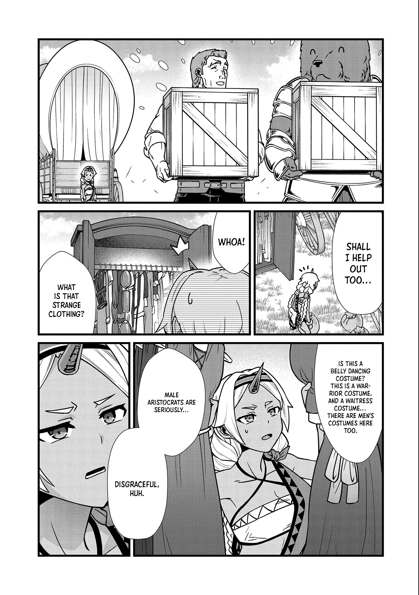 The Population Of The Frontier Owner Starts With 0. "Dias The Blue" And A Blue Horned Girl. chapter 21 page 31