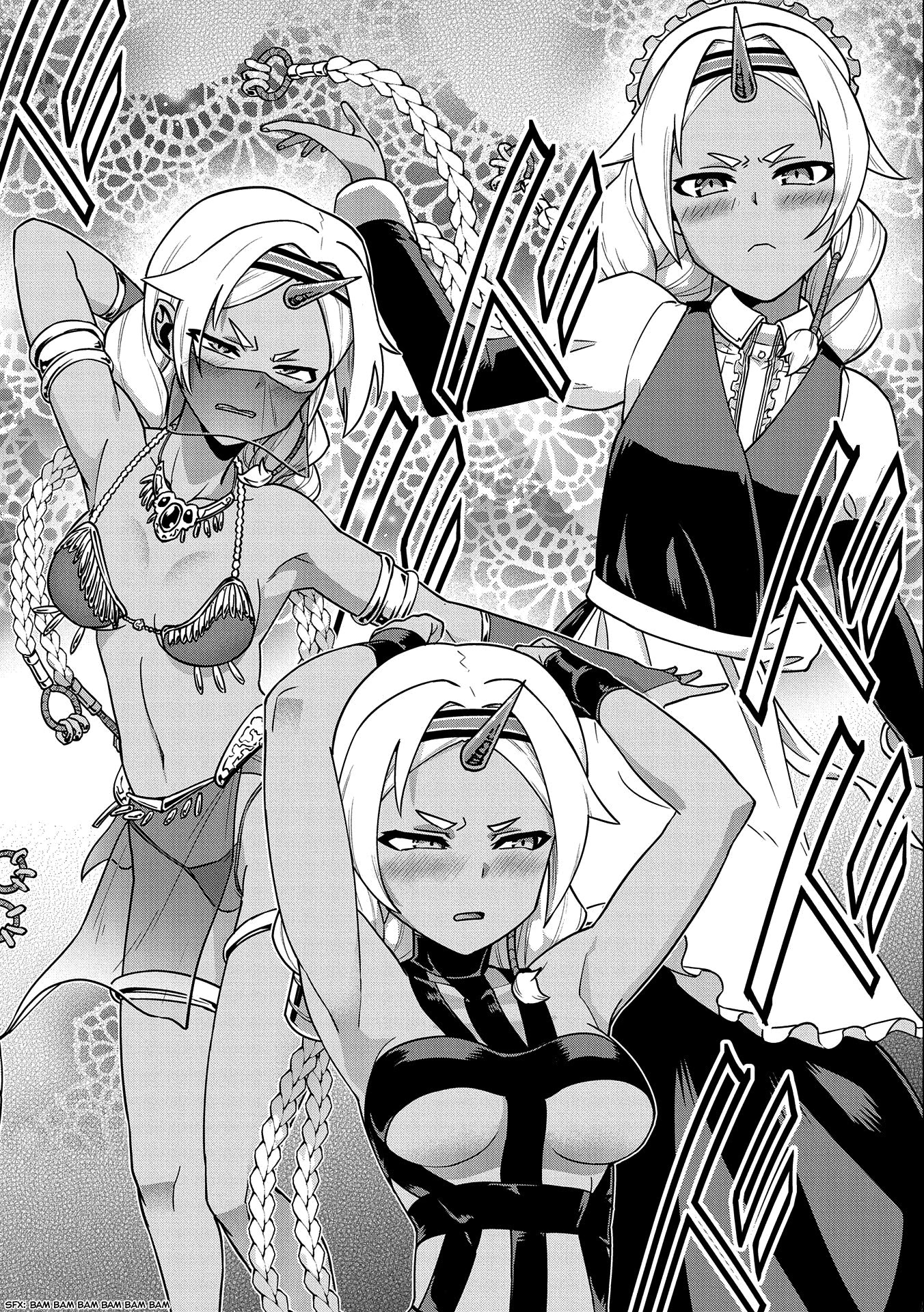 The Population Of The Frontier Owner Starts With 0. "Dias The Blue" And A Blue Horned Girl. chapter 21 page 32