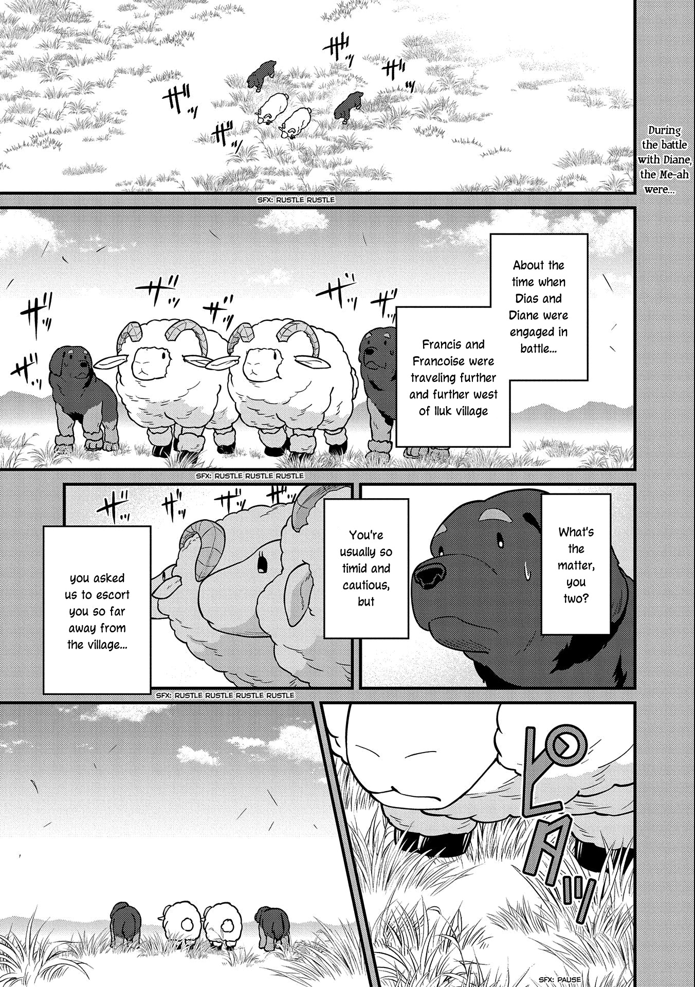 The Population Of The Frontier Owner Starts With 0. "Dias The Blue" And A Blue Horned Girl. chapter 21 page 4
