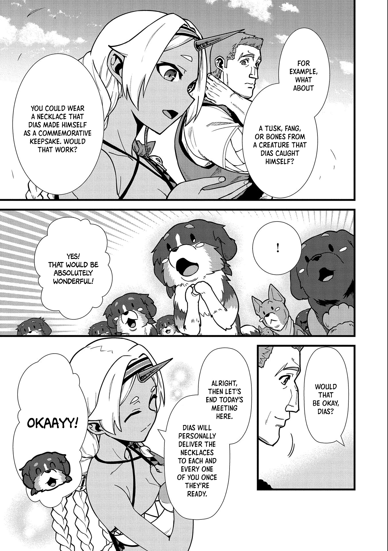 The Population Of The Frontier Owner Starts With 0. "Dias The Blue" And A Blue Horned Girl. chapter 22 page 16