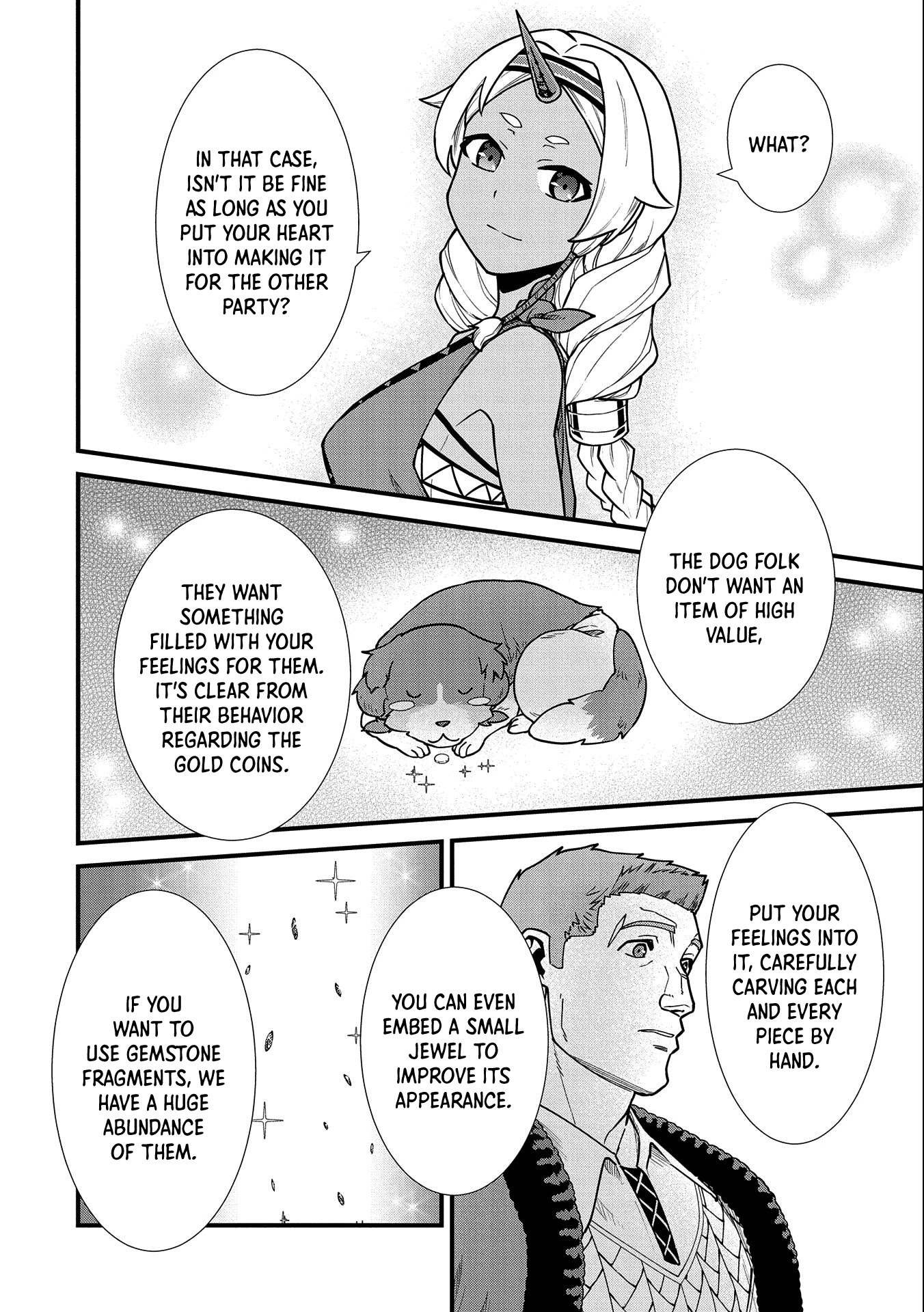 The Population Of The Frontier Owner Starts With 0. "Dias The Blue" And A Blue Horned Girl. chapter 22 page 19