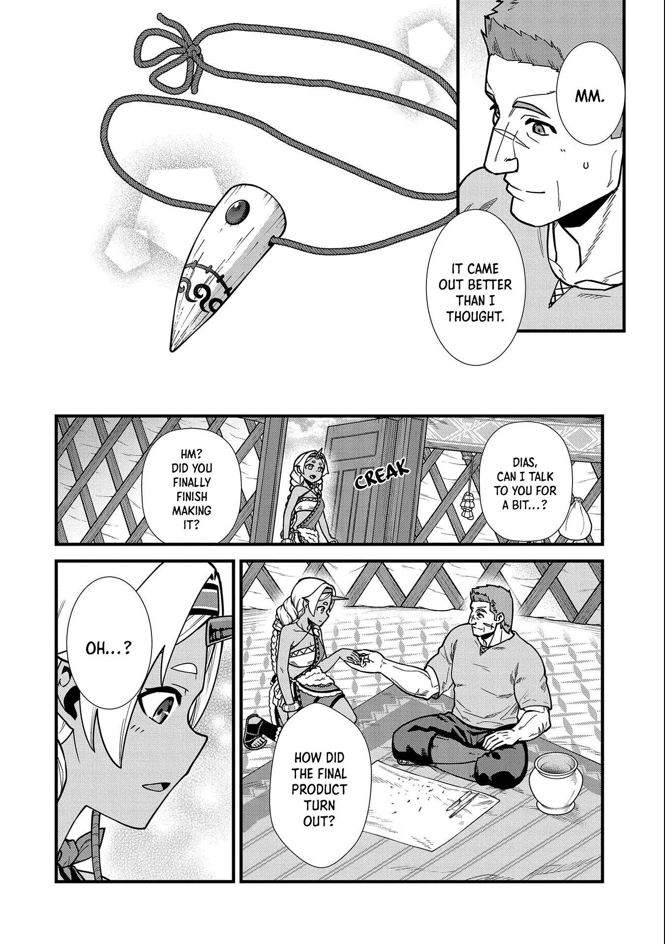 The Population Of The Frontier Owner Starts With 0. "Dias The Blue" And A Blue Horned Girl. chapter 22 page 23