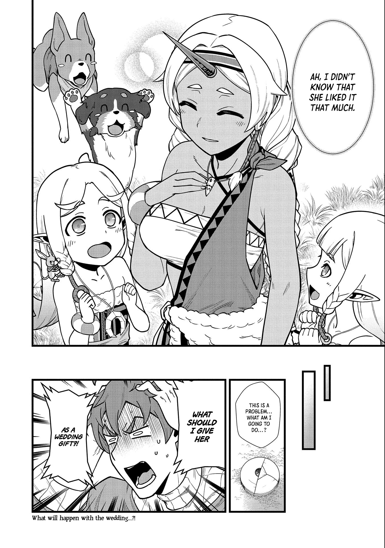 The Population Of The Frontier Owner Starts With 0. "Dias The Blue" And A Blue Horned Girl. chapter 22 page 33