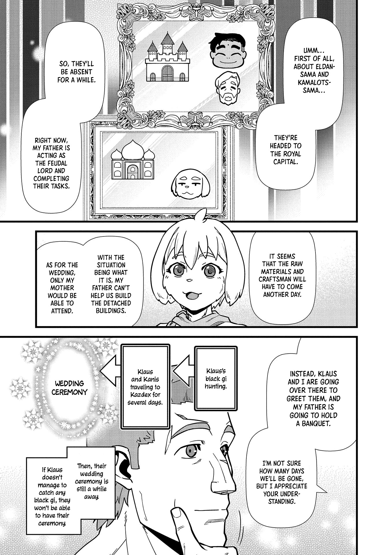 The Population Of The Frontier Owner Starts With 0. "Dias The Blue" And A Blue Horned Girl. chapter 23 page 16