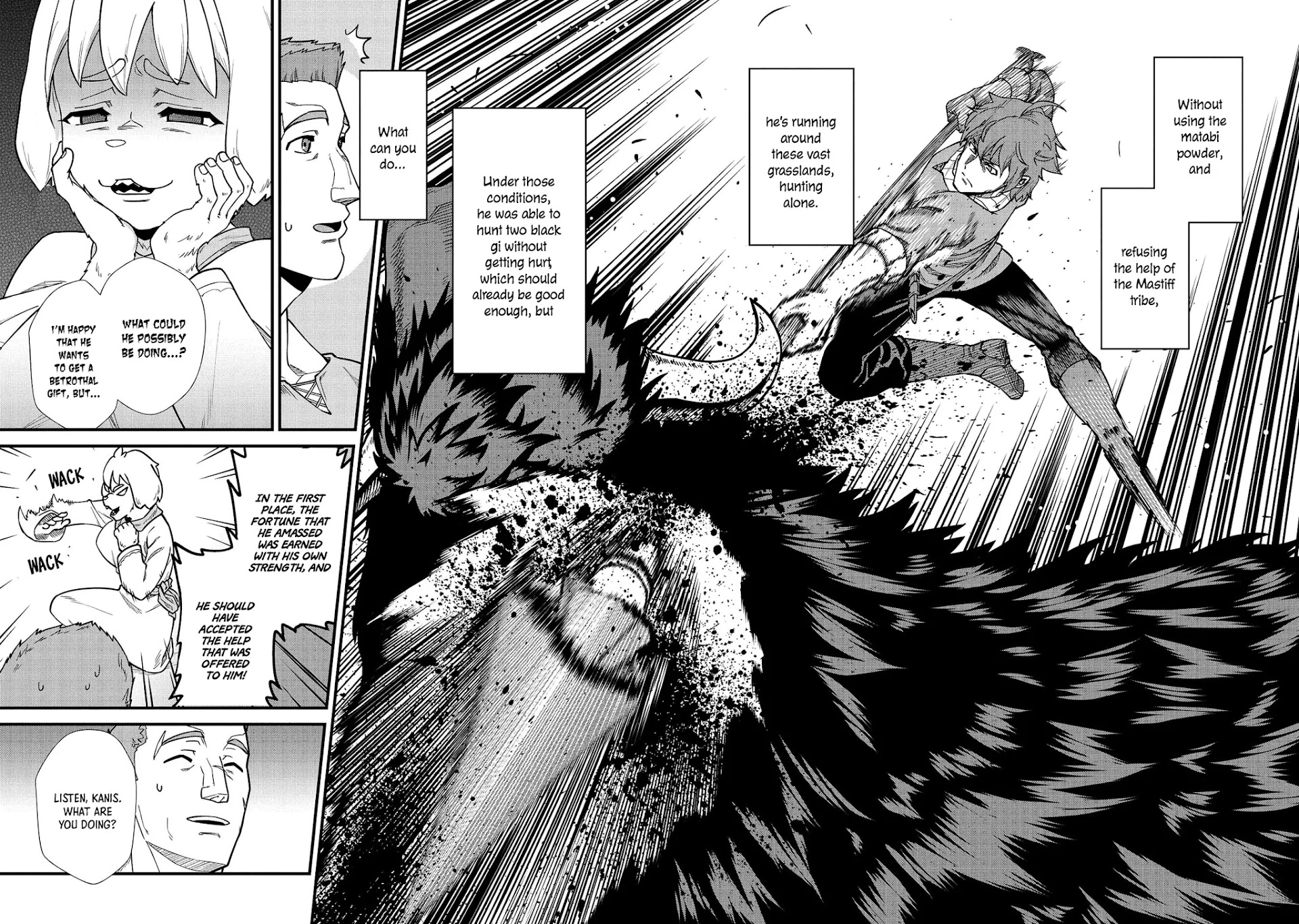 The Population Of The Frontier Owner Starts With 0. "Dias The Blue" And A Blue Horned Girl. chapter 23 page 19