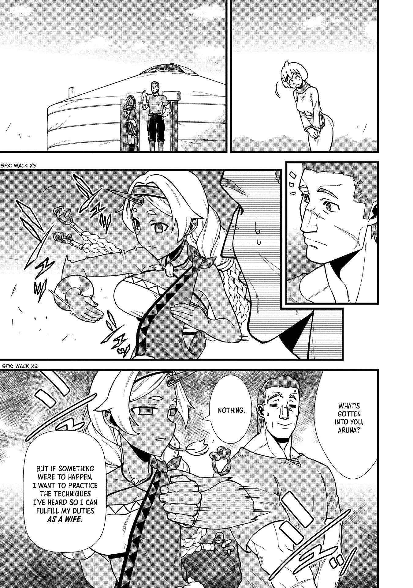 The Population Of The Frontier Owner Starts With 0. "Dias The Blue" And A Blue Horned Girl. chapter 23 page 21