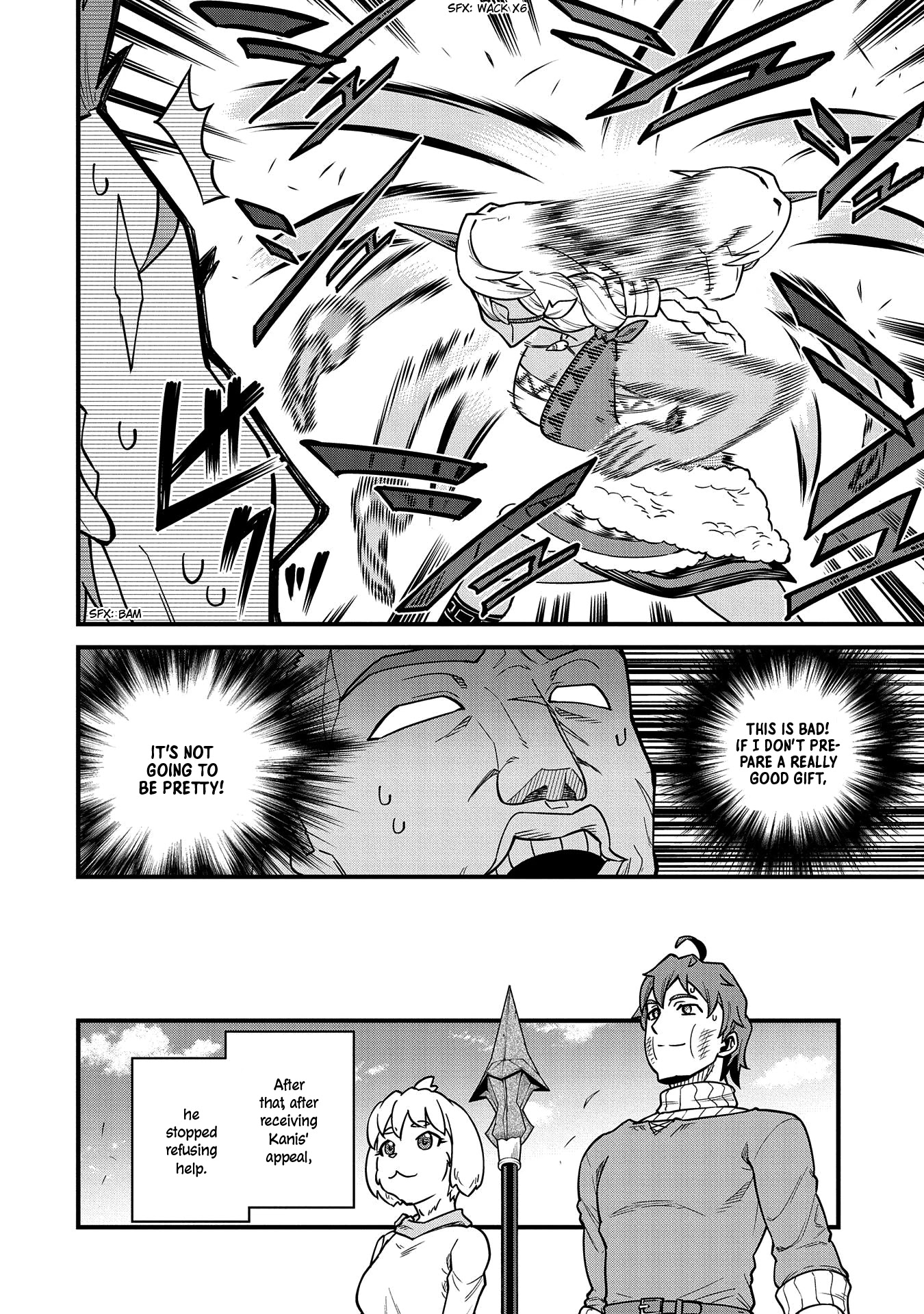 The Population Of The Frontier Owner Starts With 0. "Dias The Blue" And A Blue Horned Girl. chapter 23 page 24