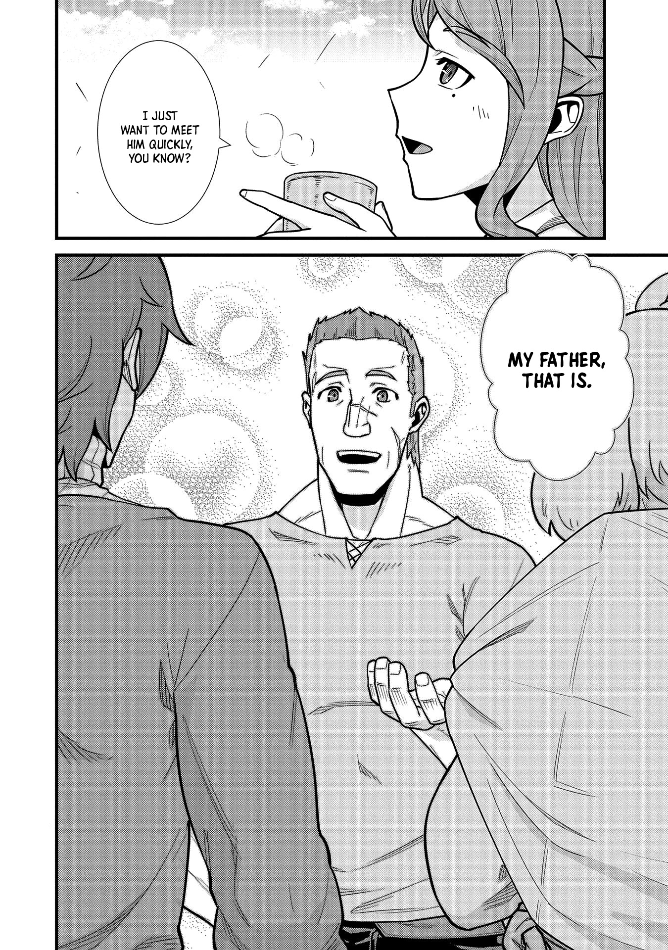 The Population Of The Frontier Owner Starts With 0. "Dias The Blue" And A Blue Horned Girl. chapter 23 page 34