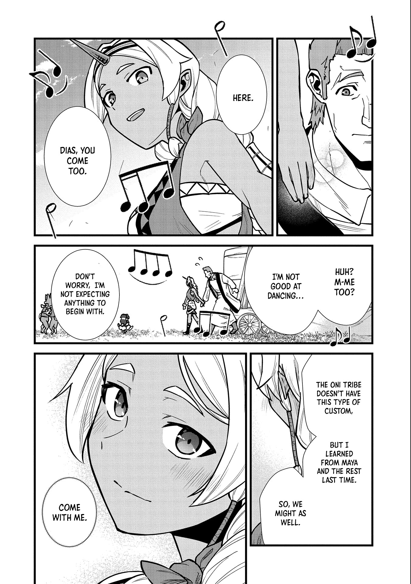 The Population Of The Frontier Owner Starts With 0. "Dias The Blue" And A Blue Horned Girl. chapter 24 page 23