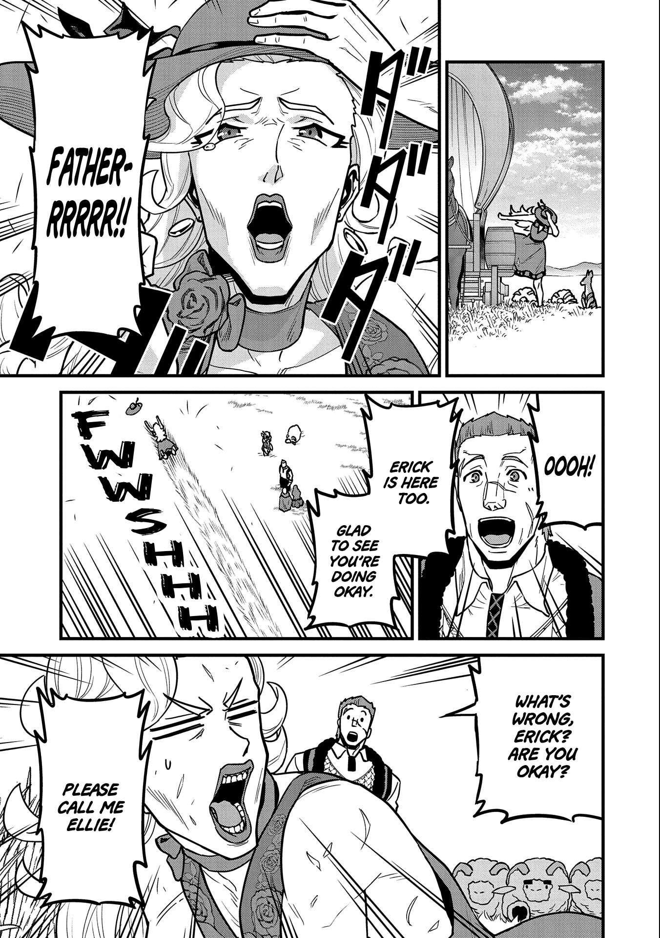 The Population Of The Frontier Owner Starts With 0. "Dias The Blue" And A Blue Horned Girl. chapter 25 page 10