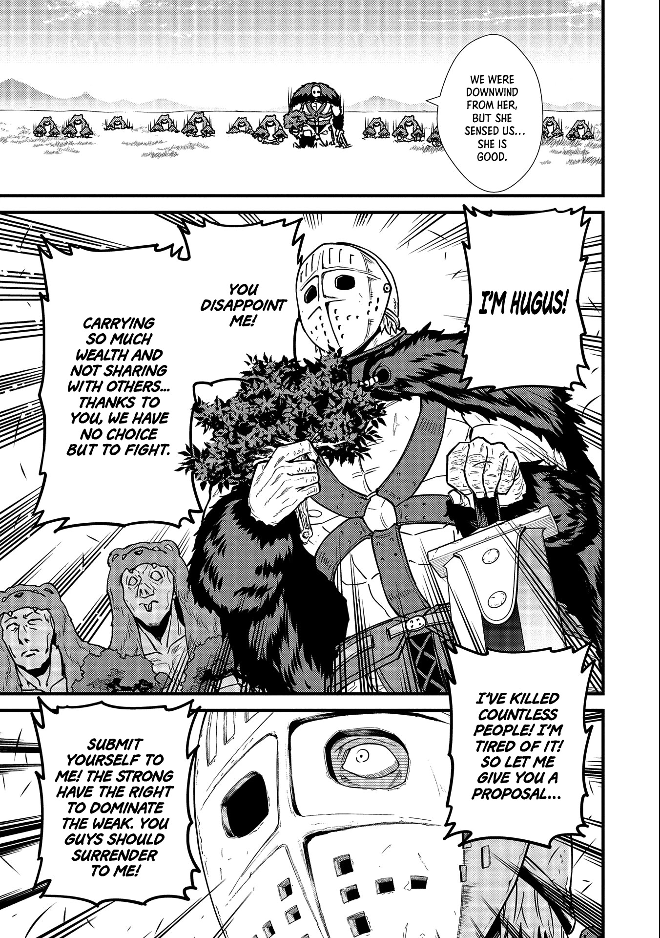 The Population Of The Frontier Owner Starts With 0. "Dias The Blue" And A Blue Horned Girl. chapter 25 page 14