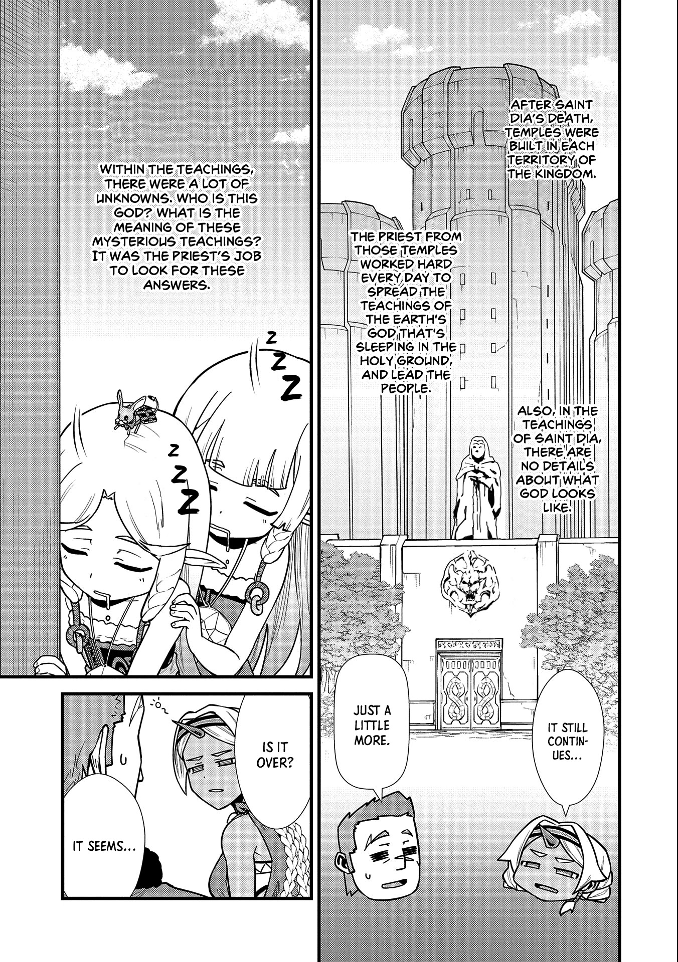 The Population Of The Frontier Owner Starts With 0. "Dias The Blue" And A Blue Horned Girl. chapter 25 page 30