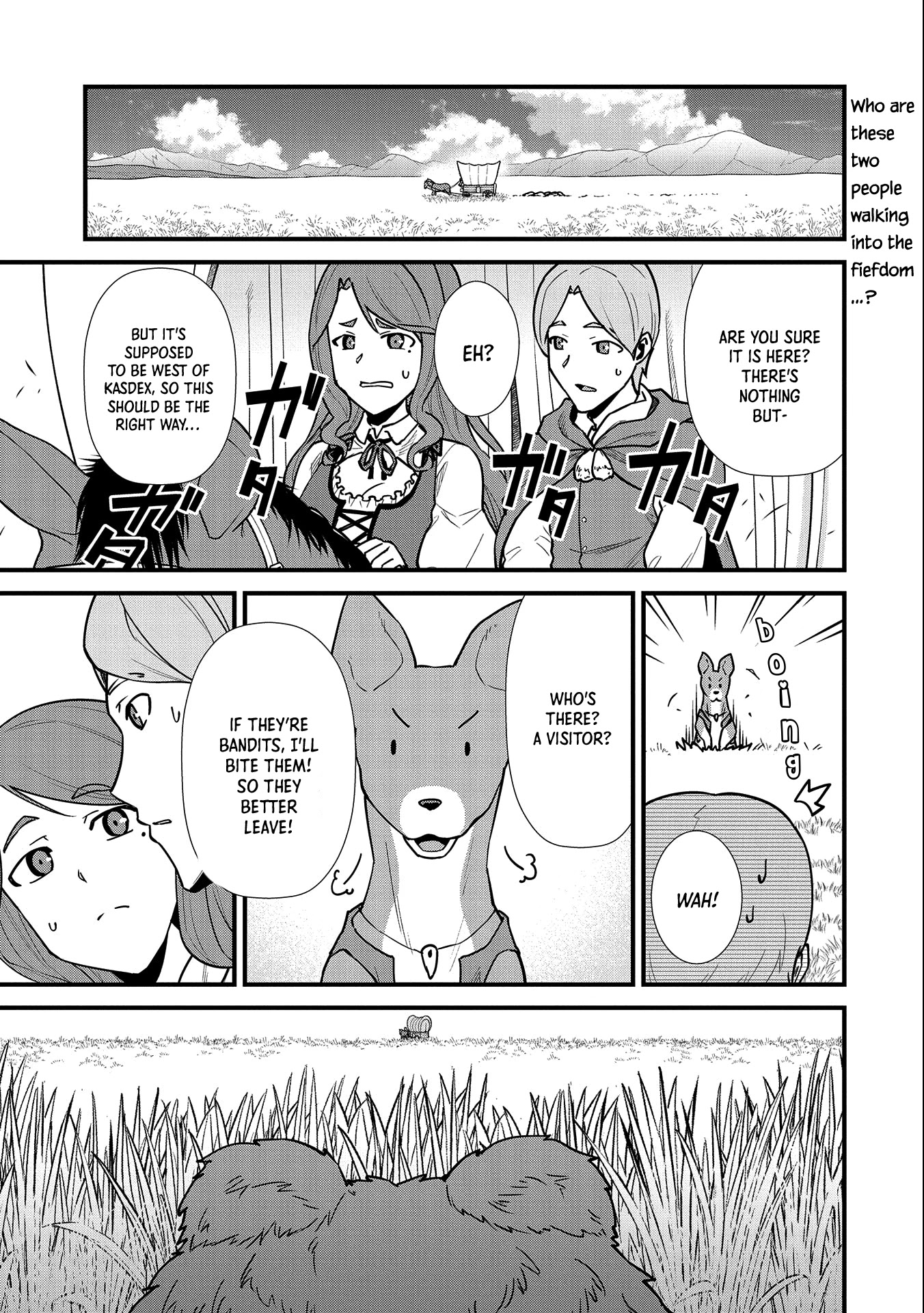 The Population Of The Frontier Owner Starts With 0. "Dias The Blue" And A Blue Horned Girl. chapter 25 page 4