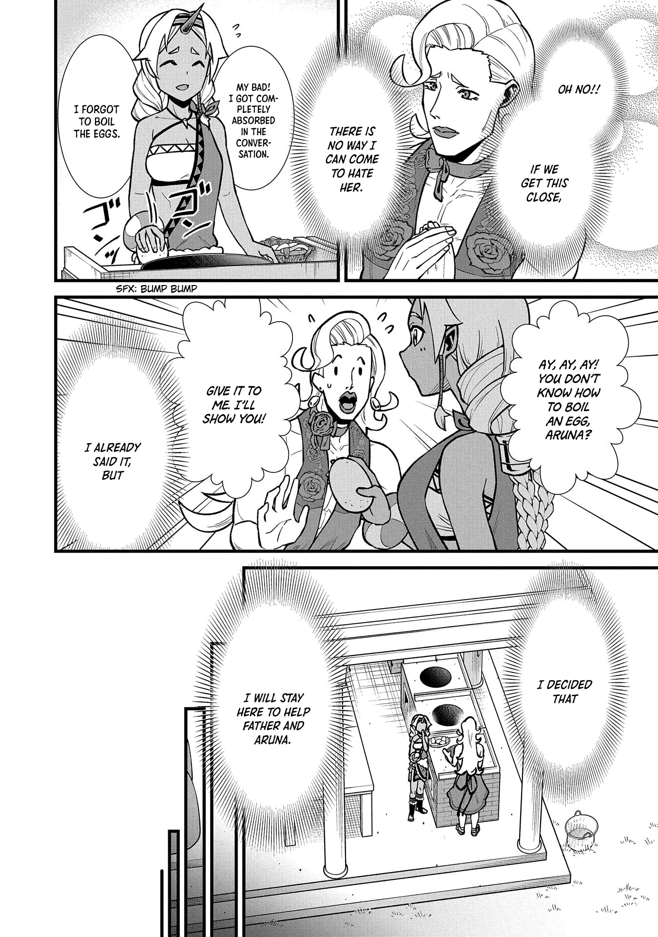 The Population Of The Frontier Owner Starts With 0. "Dias The Blue" And A Blue Horned Girl. chapter 27 page 26