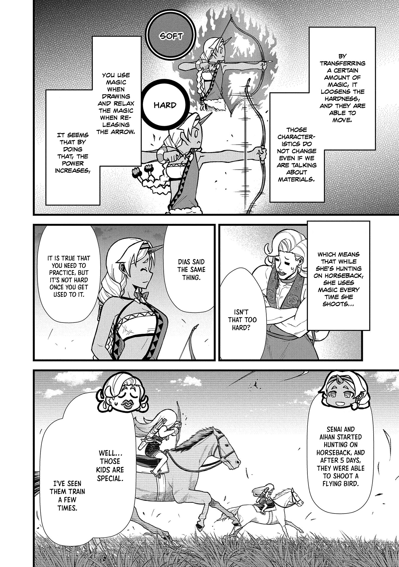 The Population Of The Frontier Owner Starts With 0. "Dias The Blue" And A Blue Horned Girl. chapter 27 page 32