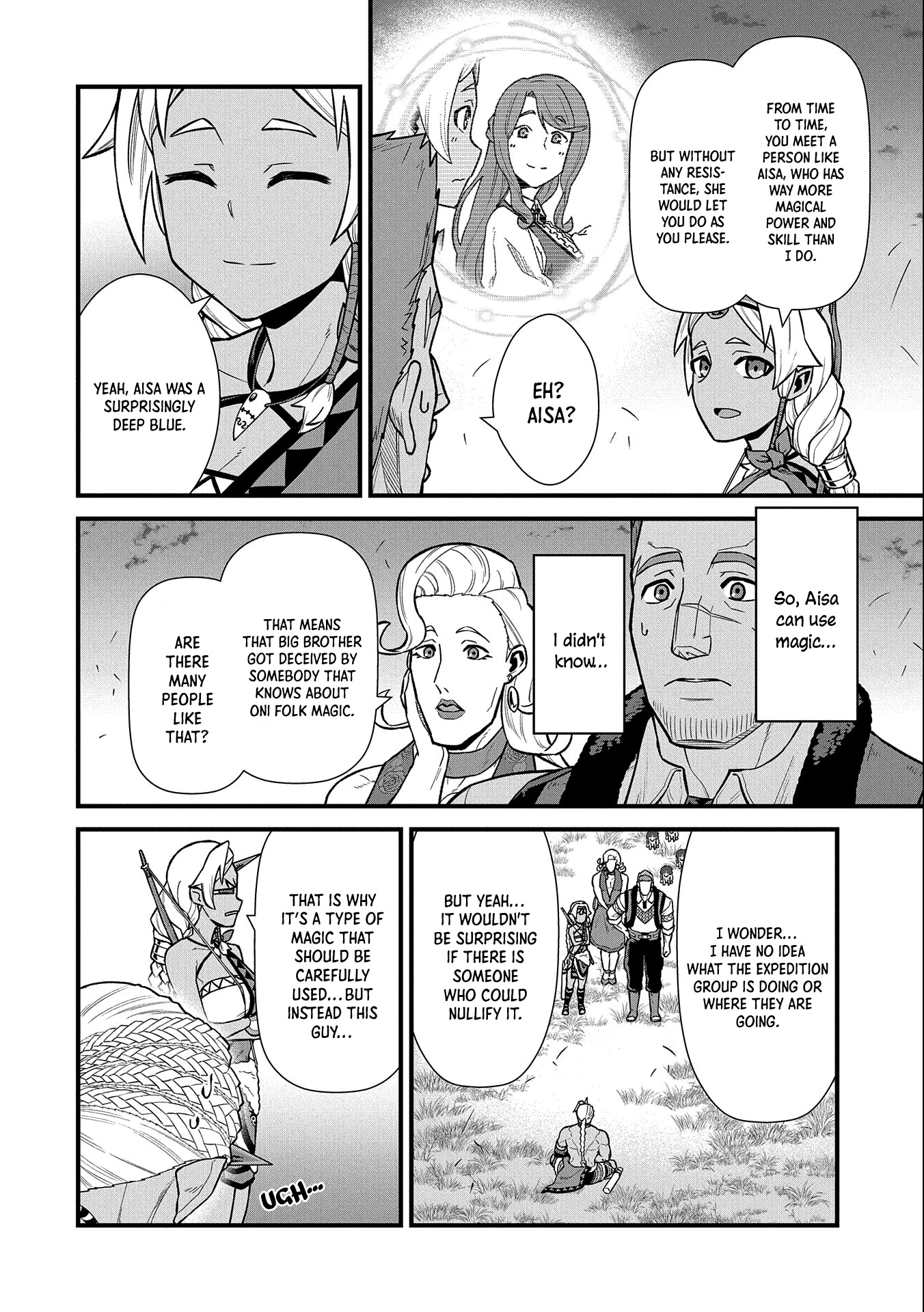 The Population Of The Frontier Owner Starts With 0. "Dias The Blue" And A Blue Horned Girl. chapter 28 page 17