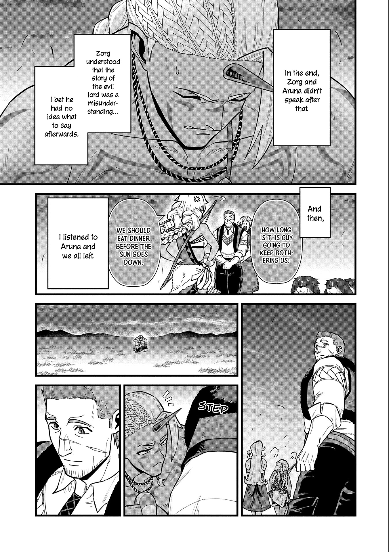 The Population Of The Frontier Owner Starts With 0. "Dias The Blue" And A Blue Horned Girl. chapter 28 page 18