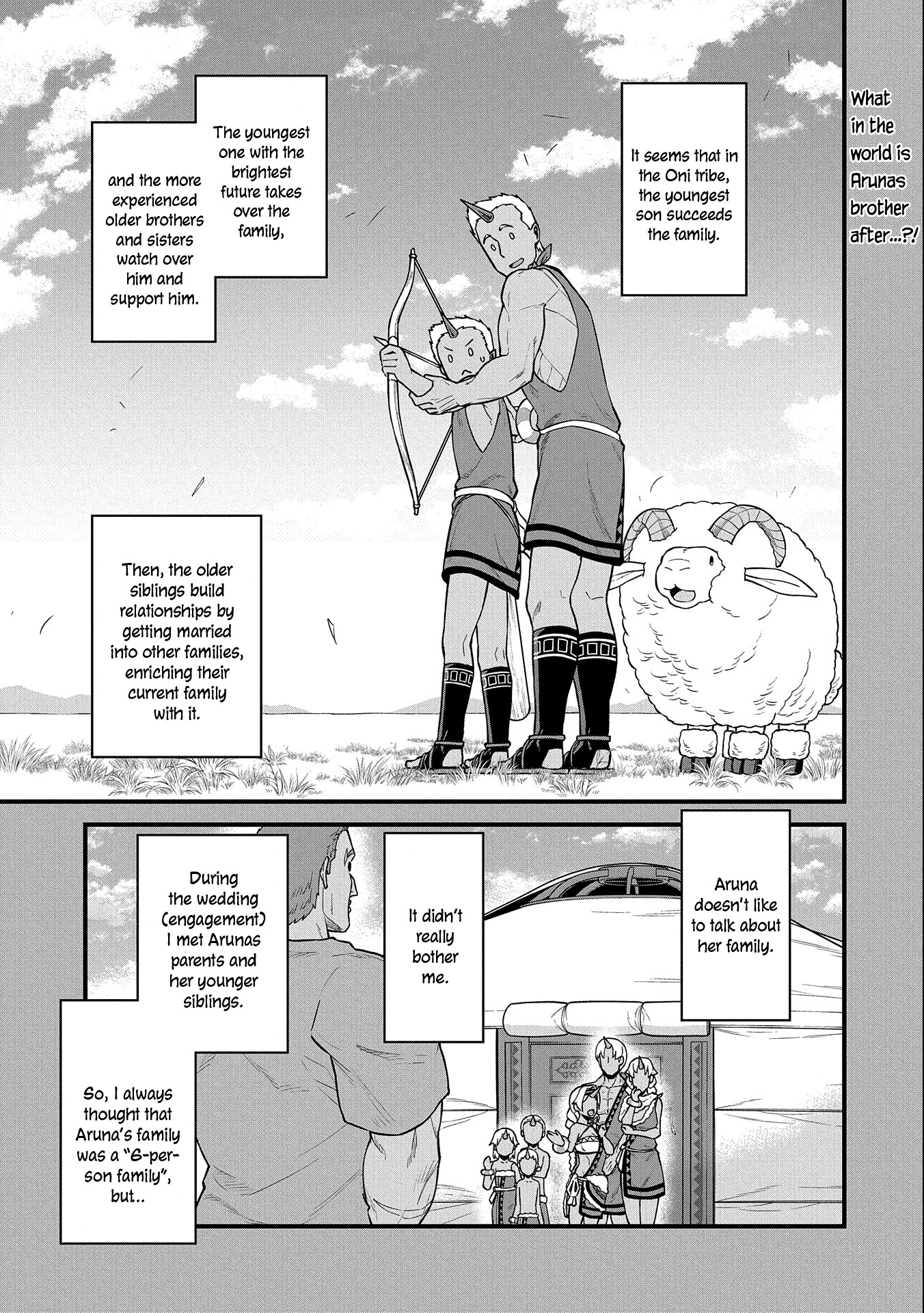 The Population Of The Frontier Owner Starts With 0. "Dias The Blue" And A Blue Horned Girl. chapter 28 page 4