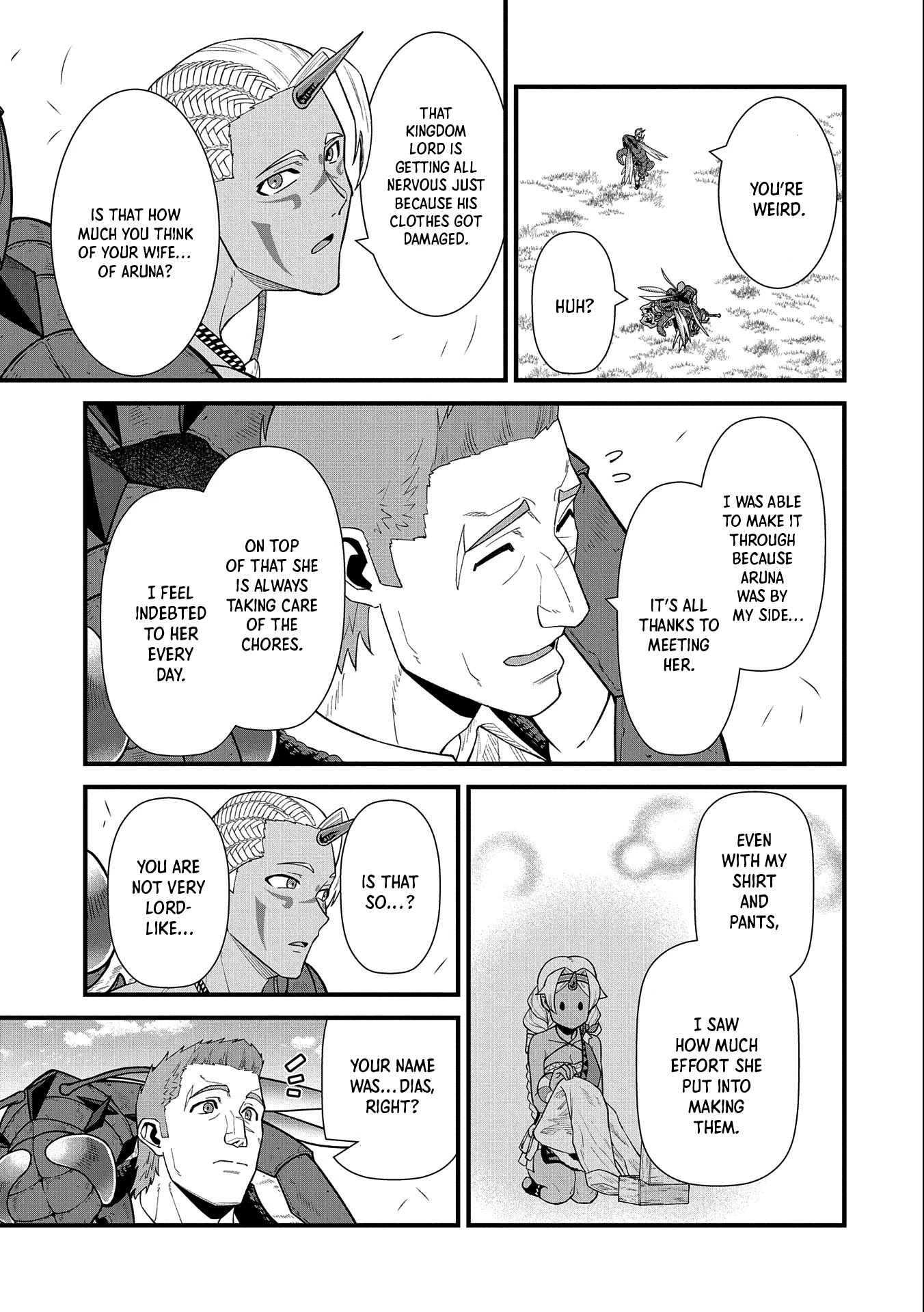 The Population Of The Frontier Owner Starts With 0. "Dias The Blue" And A Blue Horned Girl. chapter 29 page 20