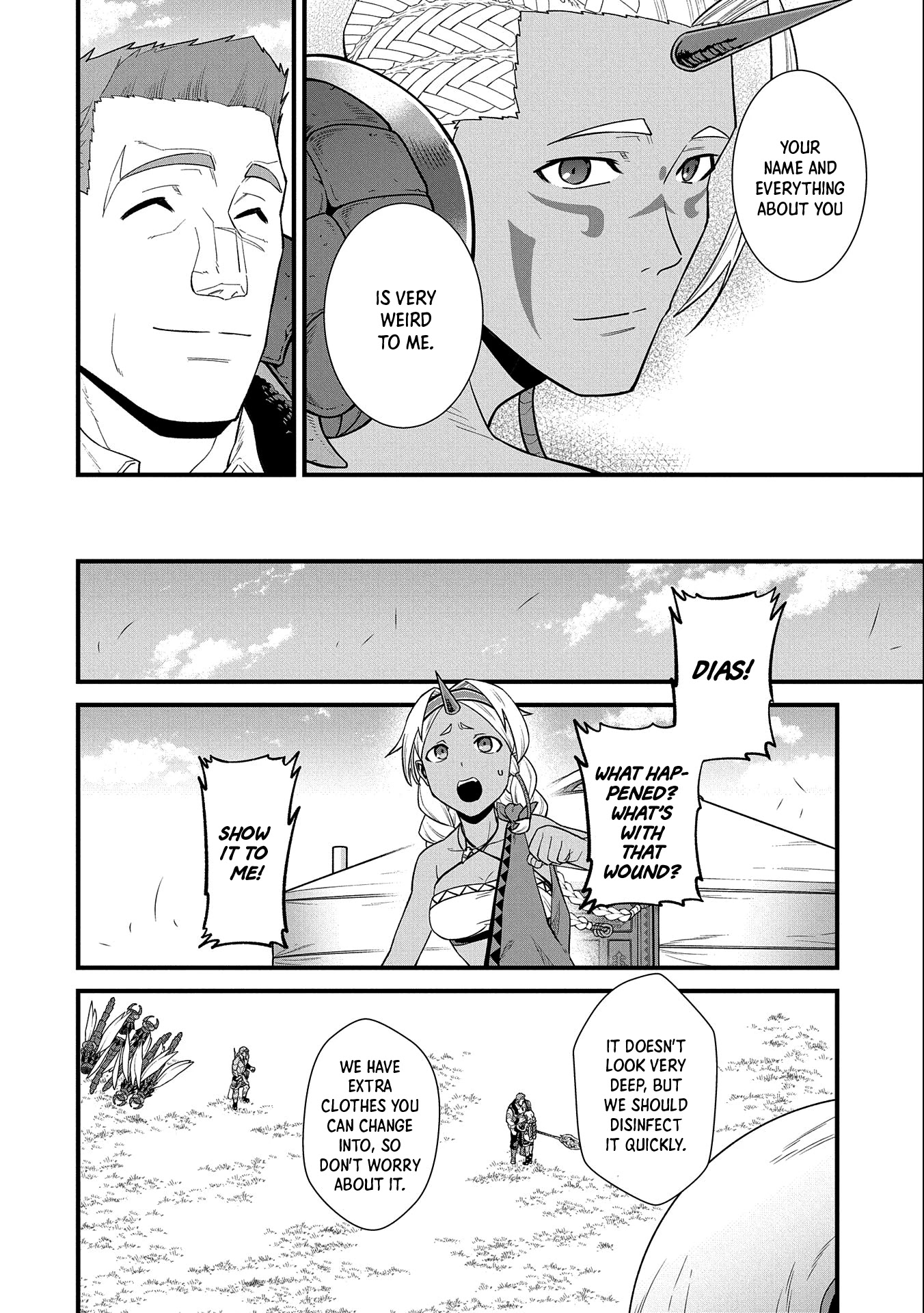 The Population Of The Frontier Owner Starts With 0. "Dias The Blue" And A Blue Horned Girl. chapter 29 page 21