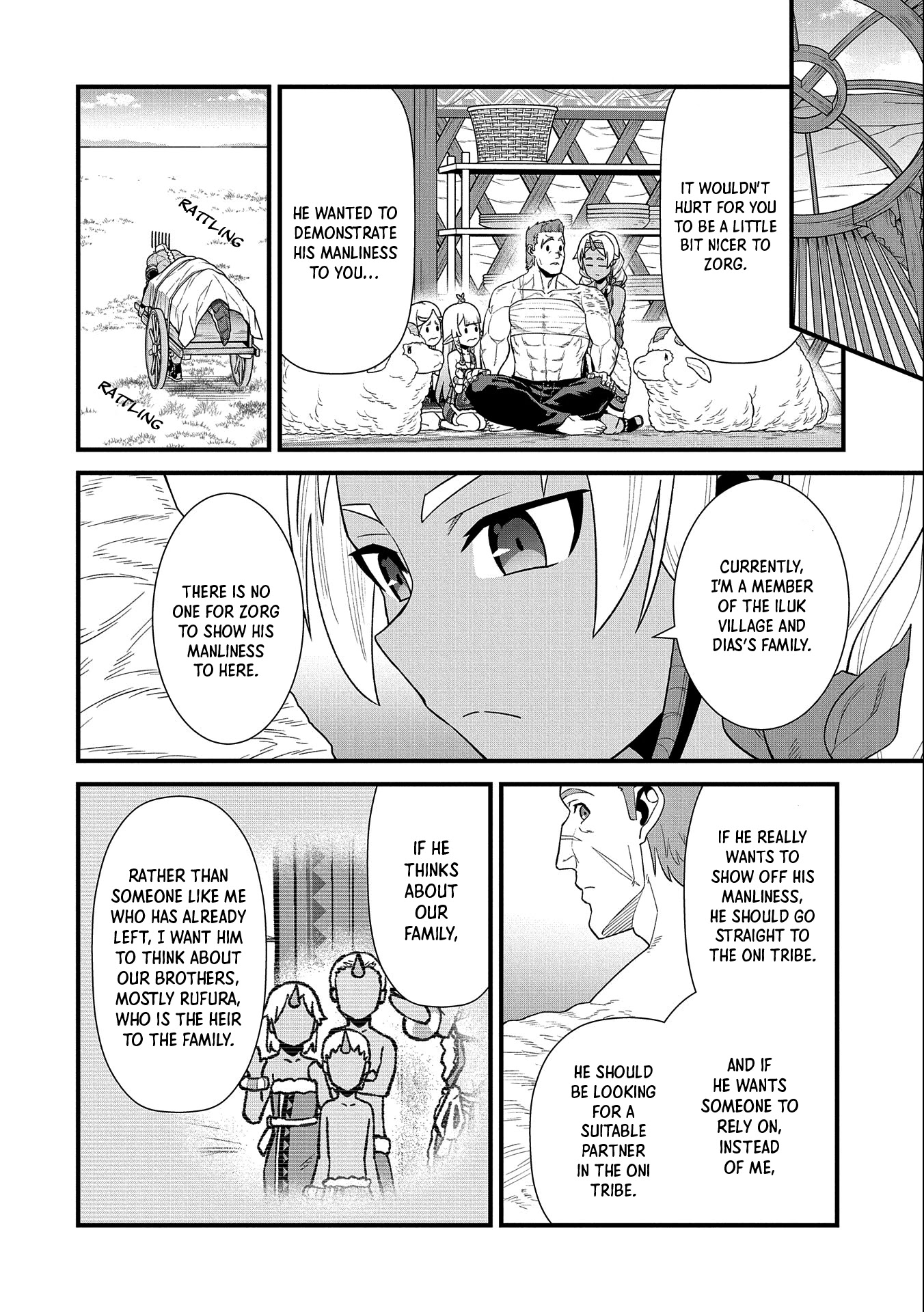 The Population Of The Frontier Owner Starts With 0. "Dias The Blue" And A Blue Horned Girl. chapter 29 page 23