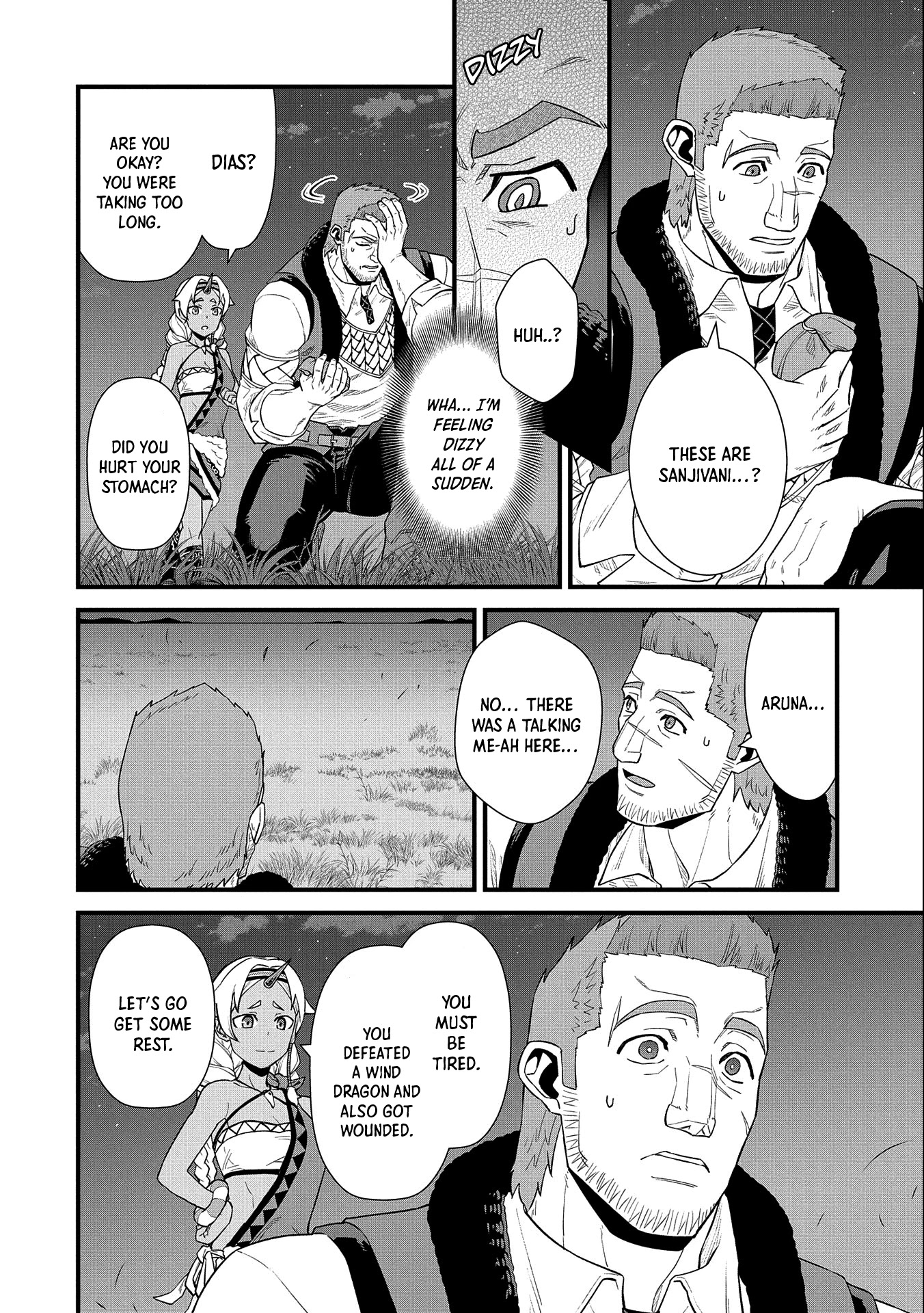 The Population Of The Frontier Owner Starts With 0. "Dias The Blue" And A Blue Horned Girl. chapter 29 page 32