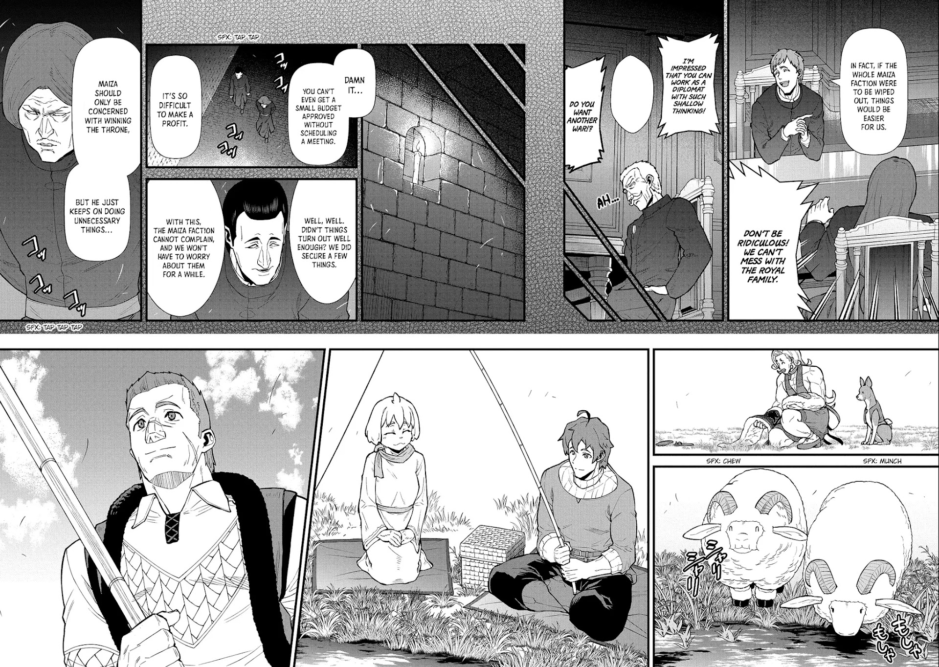 The Population Of The Frontier Owner Starts With 0. "Dias The Blue" And A Blue Horned Girl. chapter 30 page 10