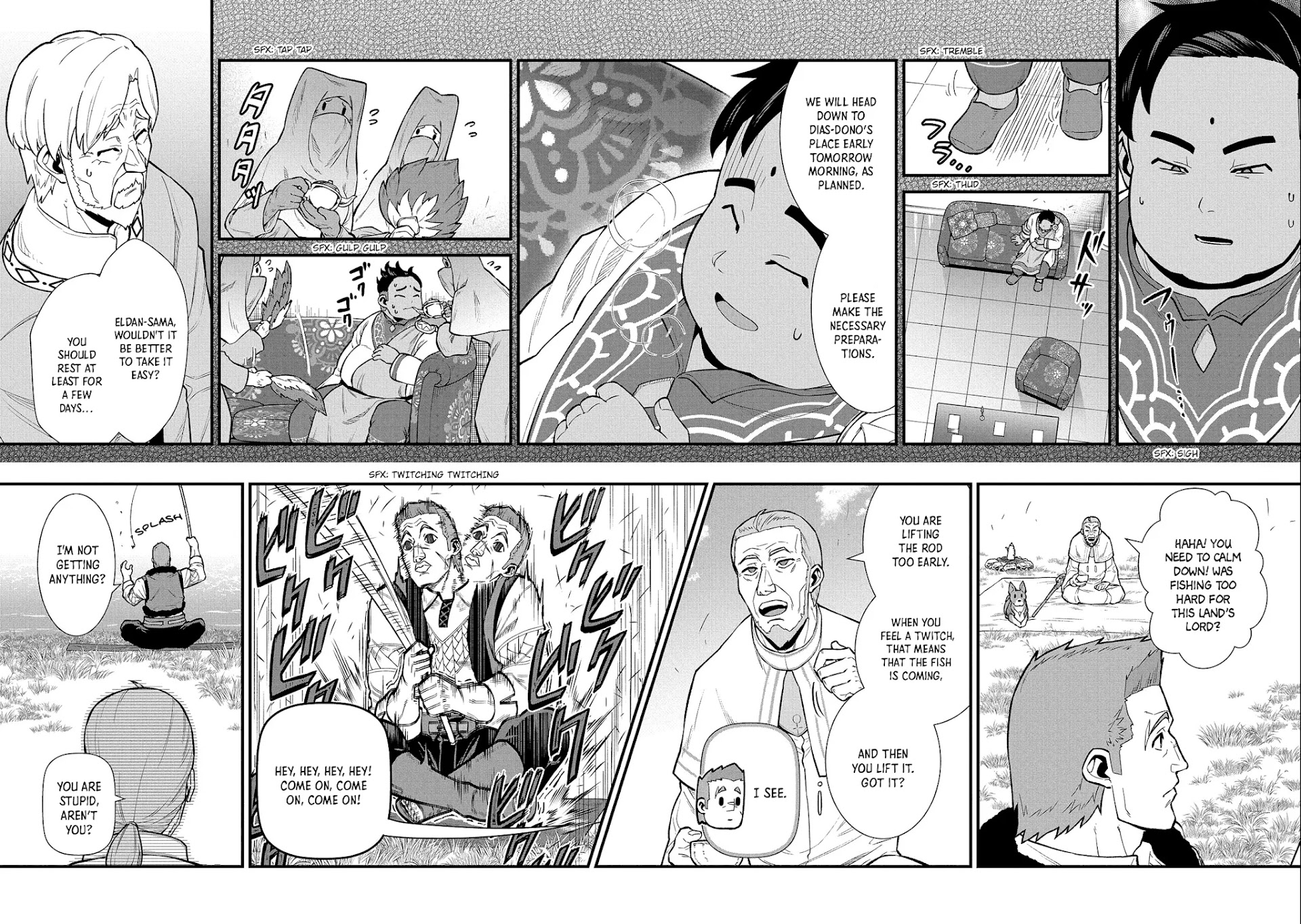 The Population Of The Frontier Owner Starts With 0. "Dias The Blue" And A Blue Horned Girl. chapter 30 page 14