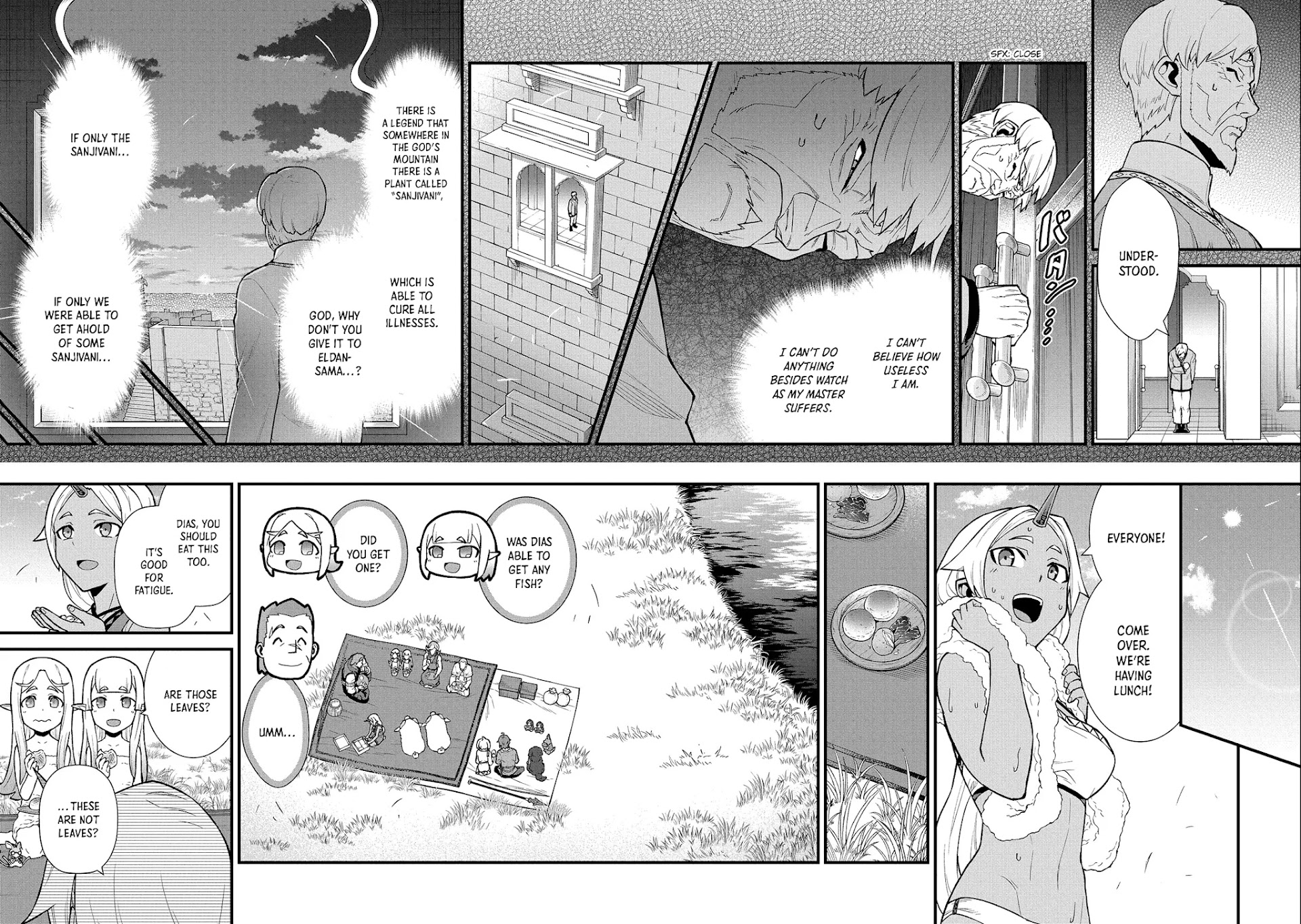 The Population Of The Frontier Owner Starts With 0. "Dias The Blue" And A Blue Horned Girl. chapter 30 page 16