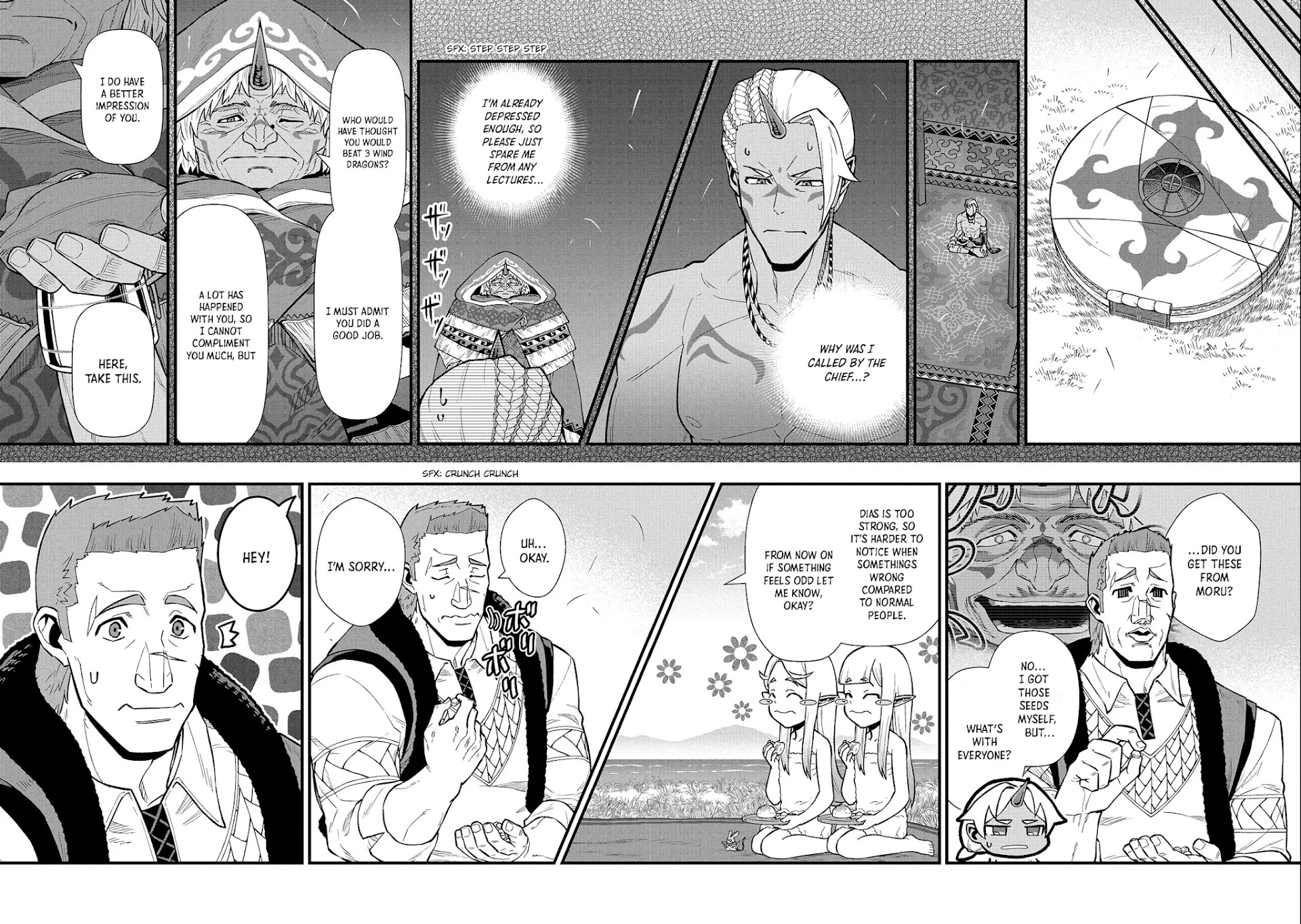 The Population Of The Frontier Owner Starts With 0. "Dias The Blue" And A Blue Horned Girl. chapter 30 page 17