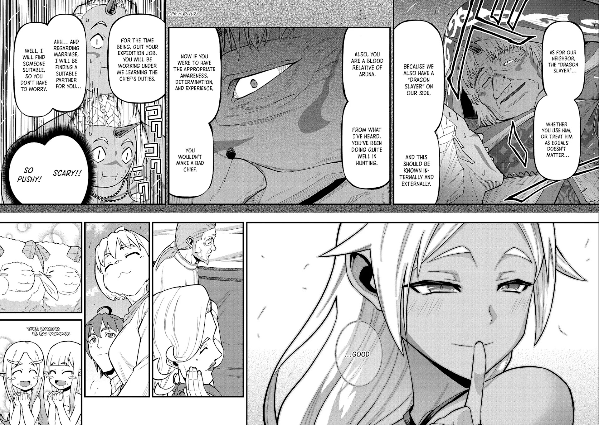 The Population Of The Frontier Owner Starts With 0. "Dias The Blue" And A Blue Horned Girl. chapter 30 page 19